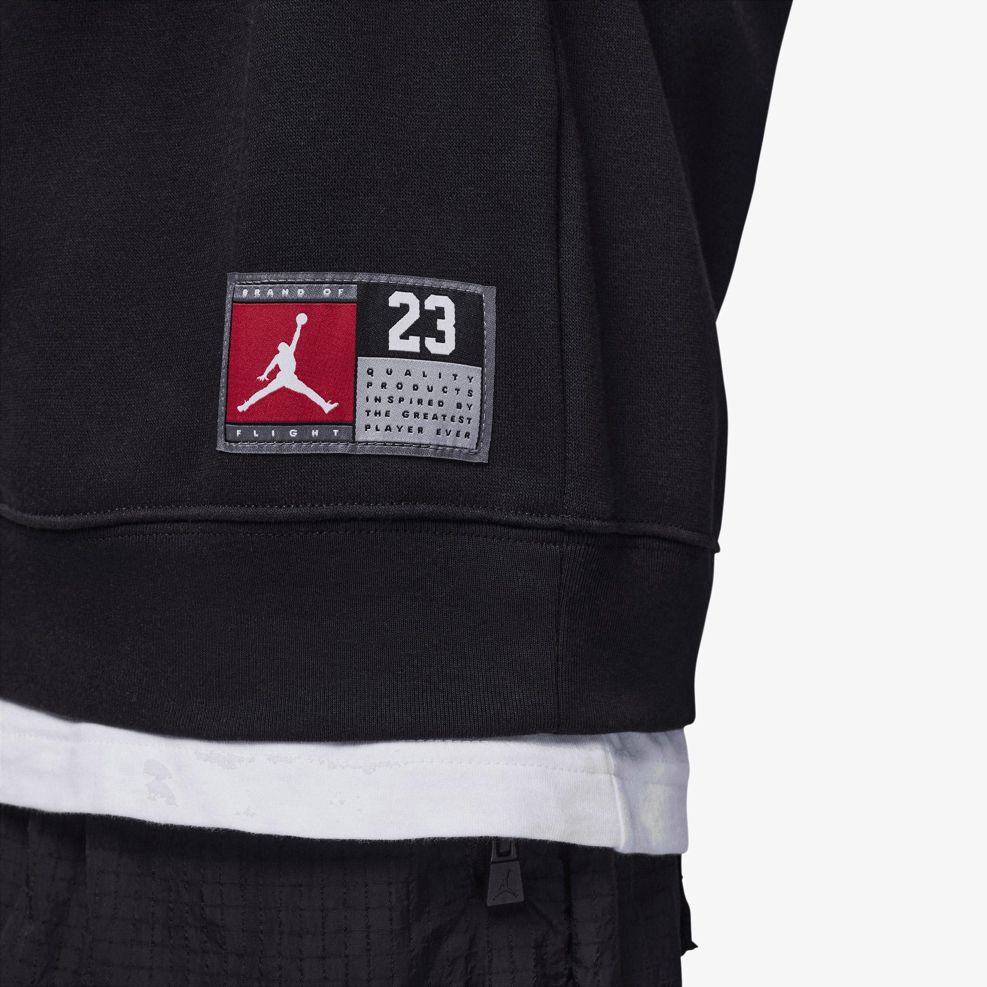 Jordan Fleece Pullover Çocuk Siyah Kapüşonlu Sweatshirt