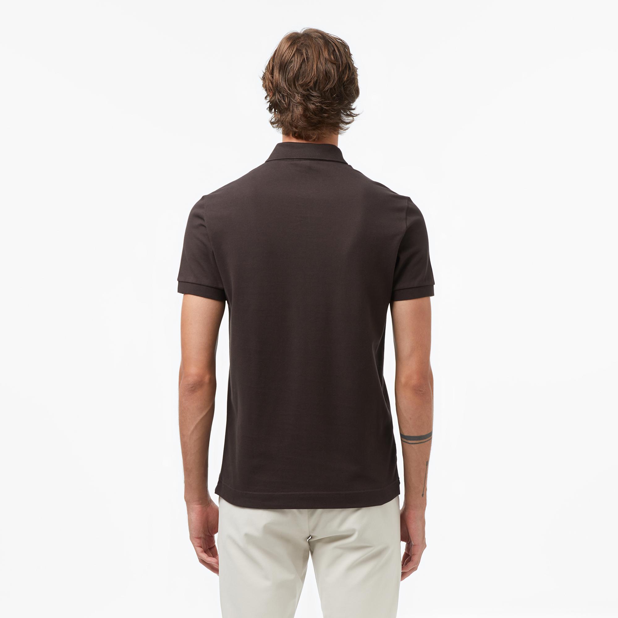 Lacoste Paris Erkek Regular Fit Kahverengi Polo