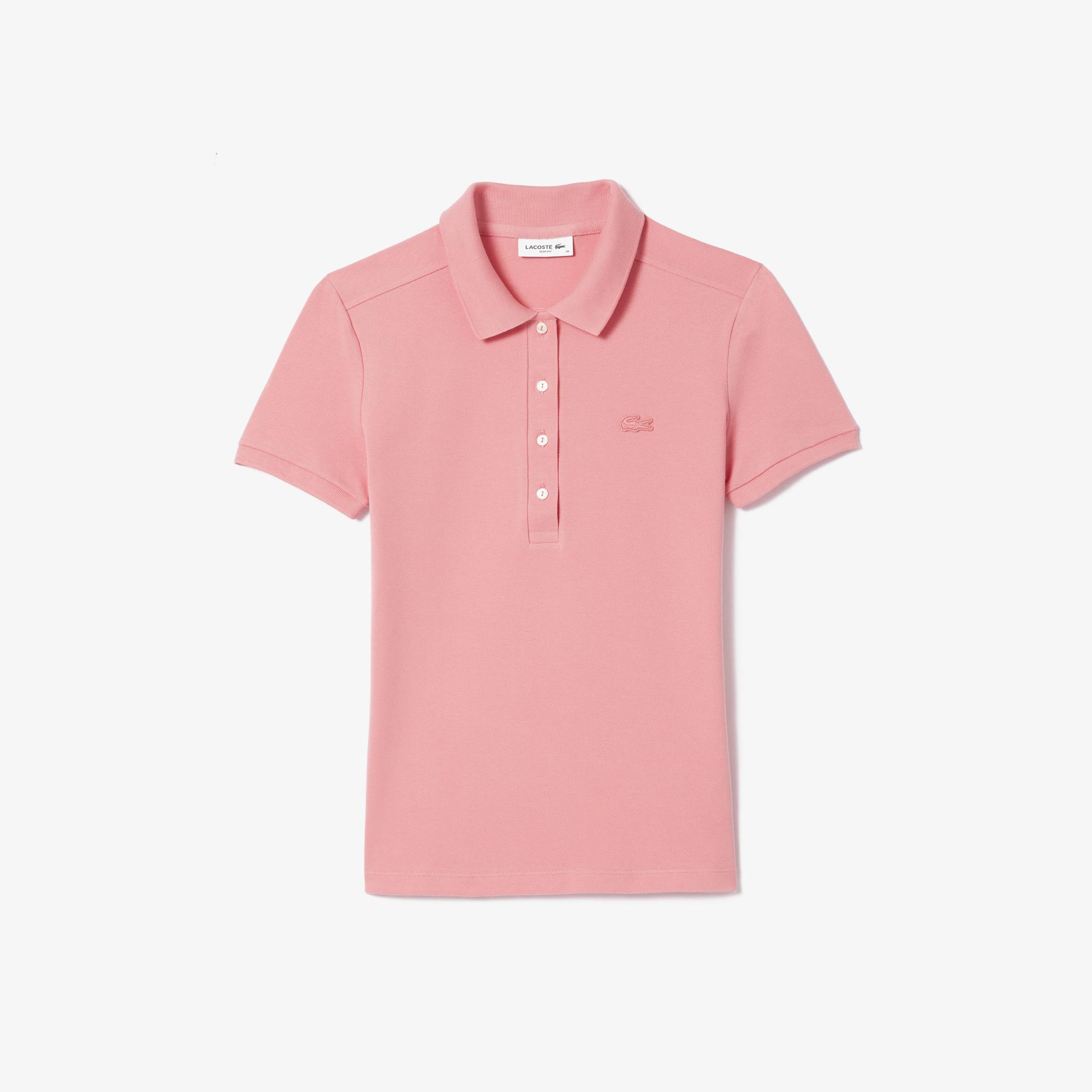 Lacoste L.12.D Kadın Pembe Polo