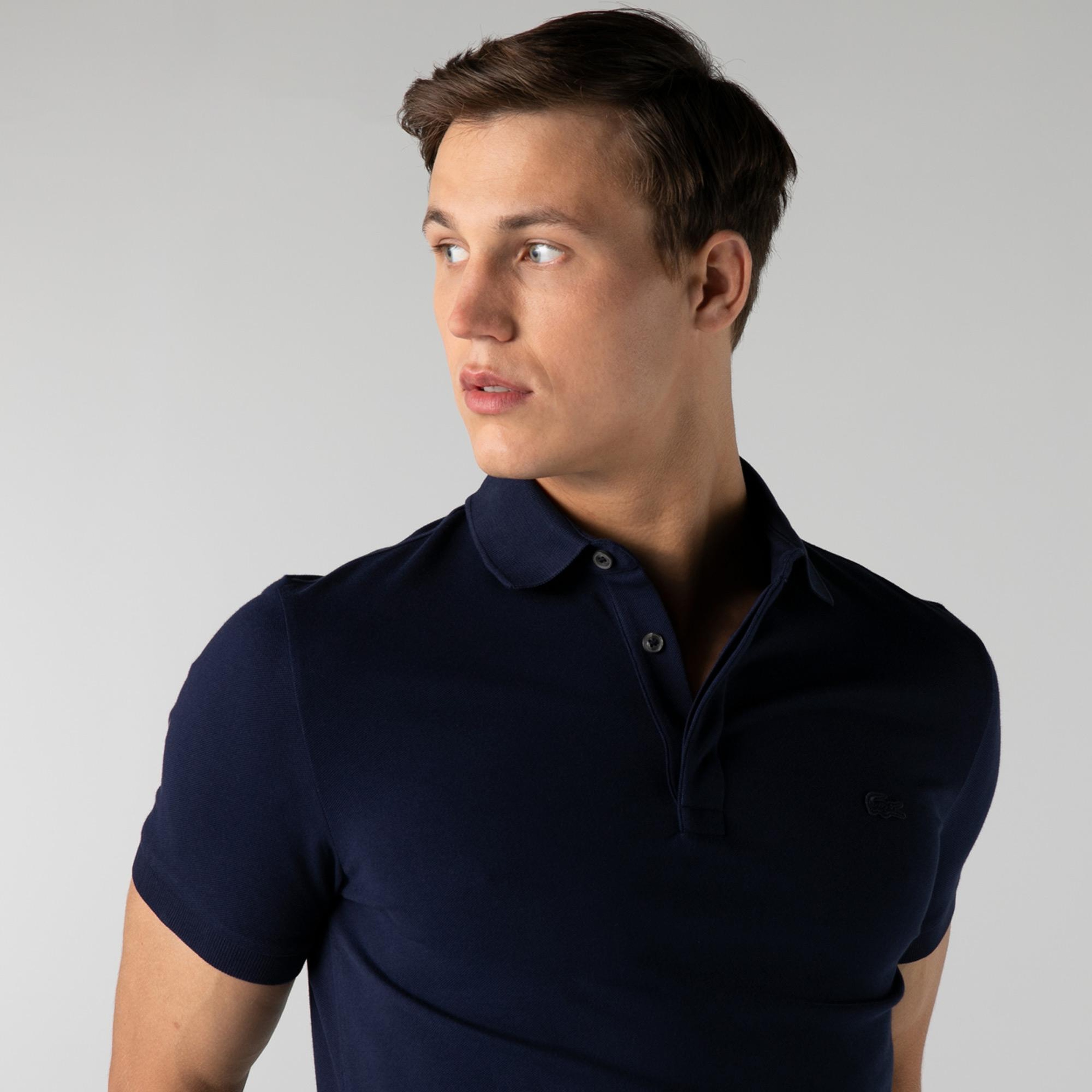 Lacoste Paris Erkek Regular Fit Lacivert Polo