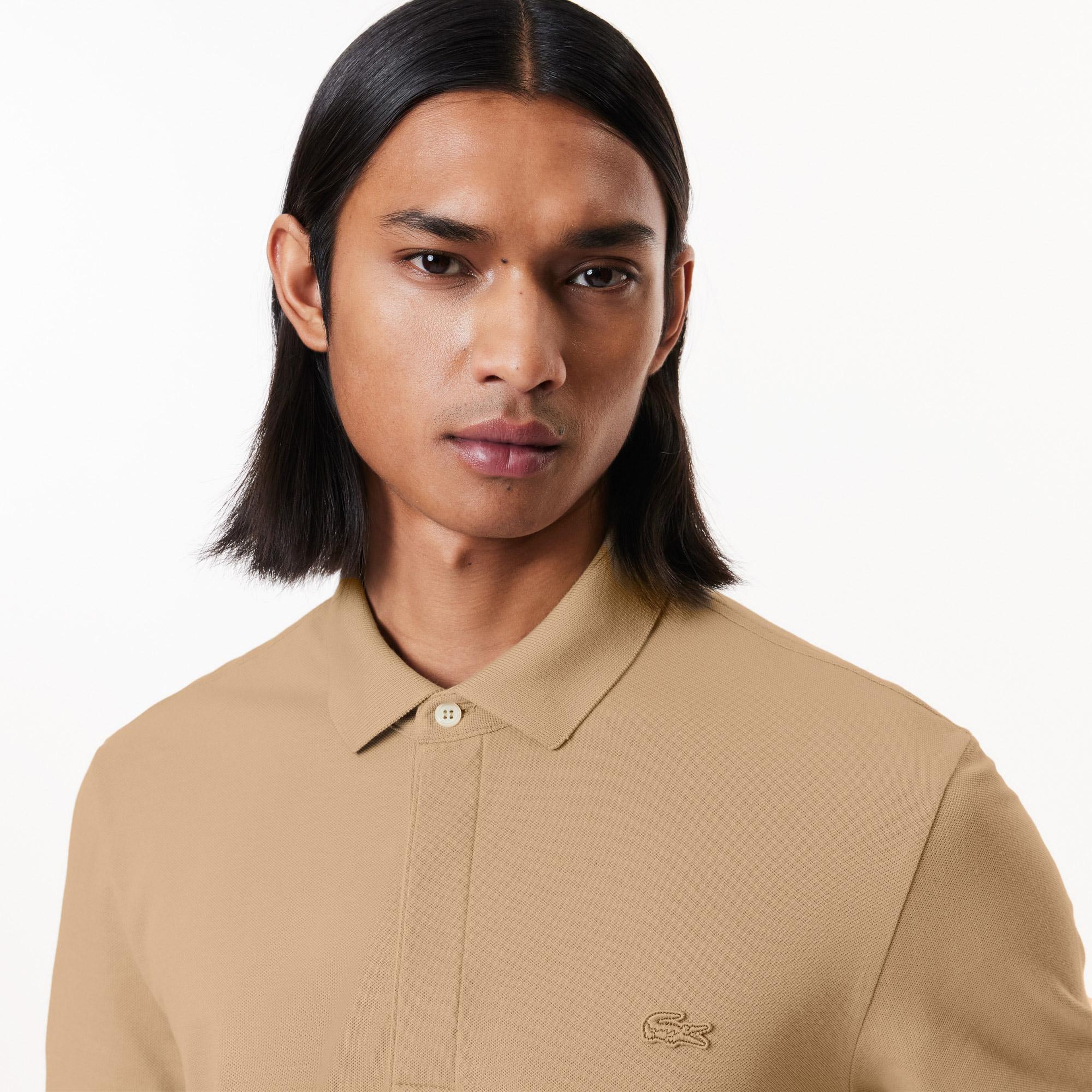 Lacoste Paris Erkek Regular Fit Bej Polo