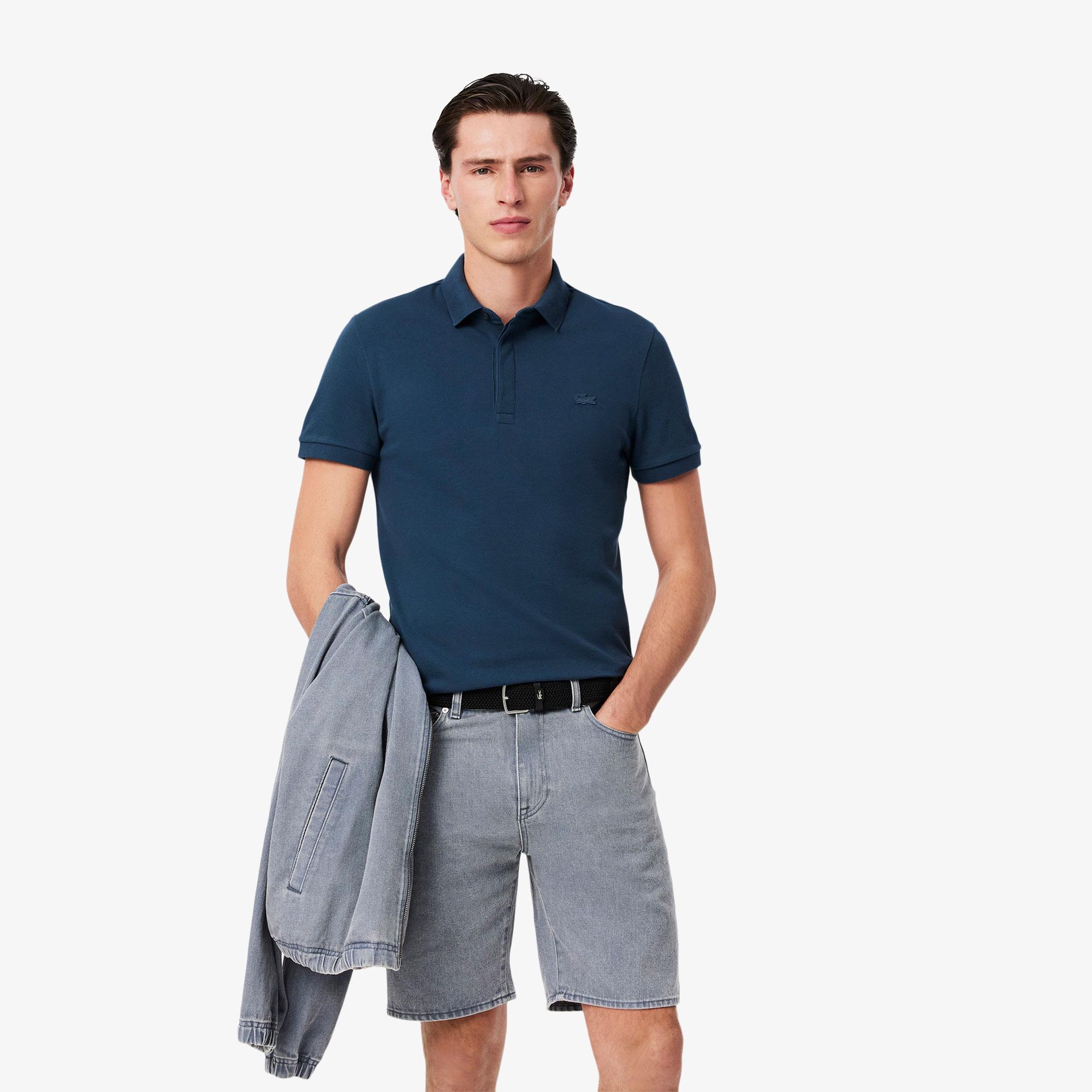 Lacoste Paris Erkek Regular Fit Lacivert Polo