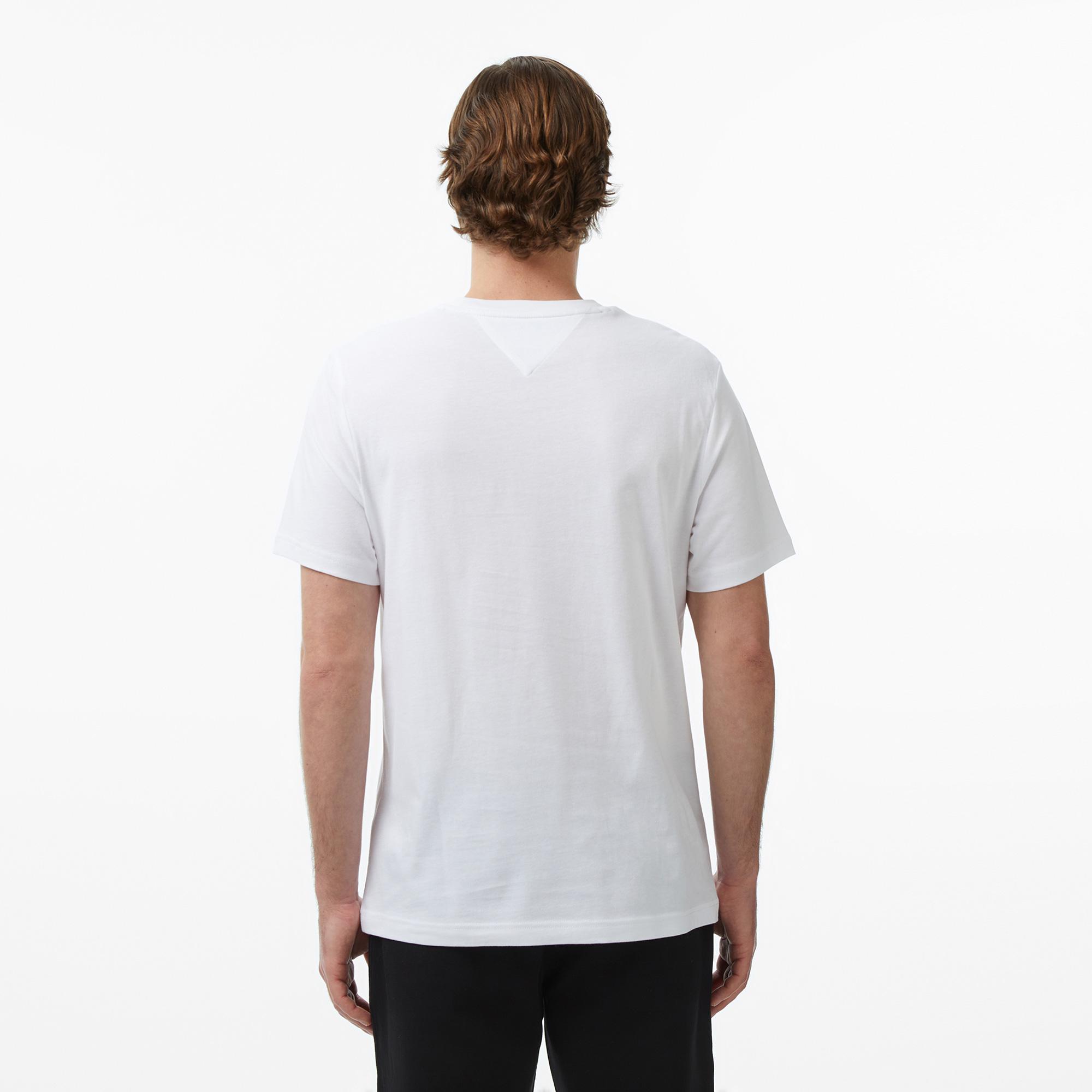 Tommy Hilfiger Brand Love Erkek Beyaz T-Shirt