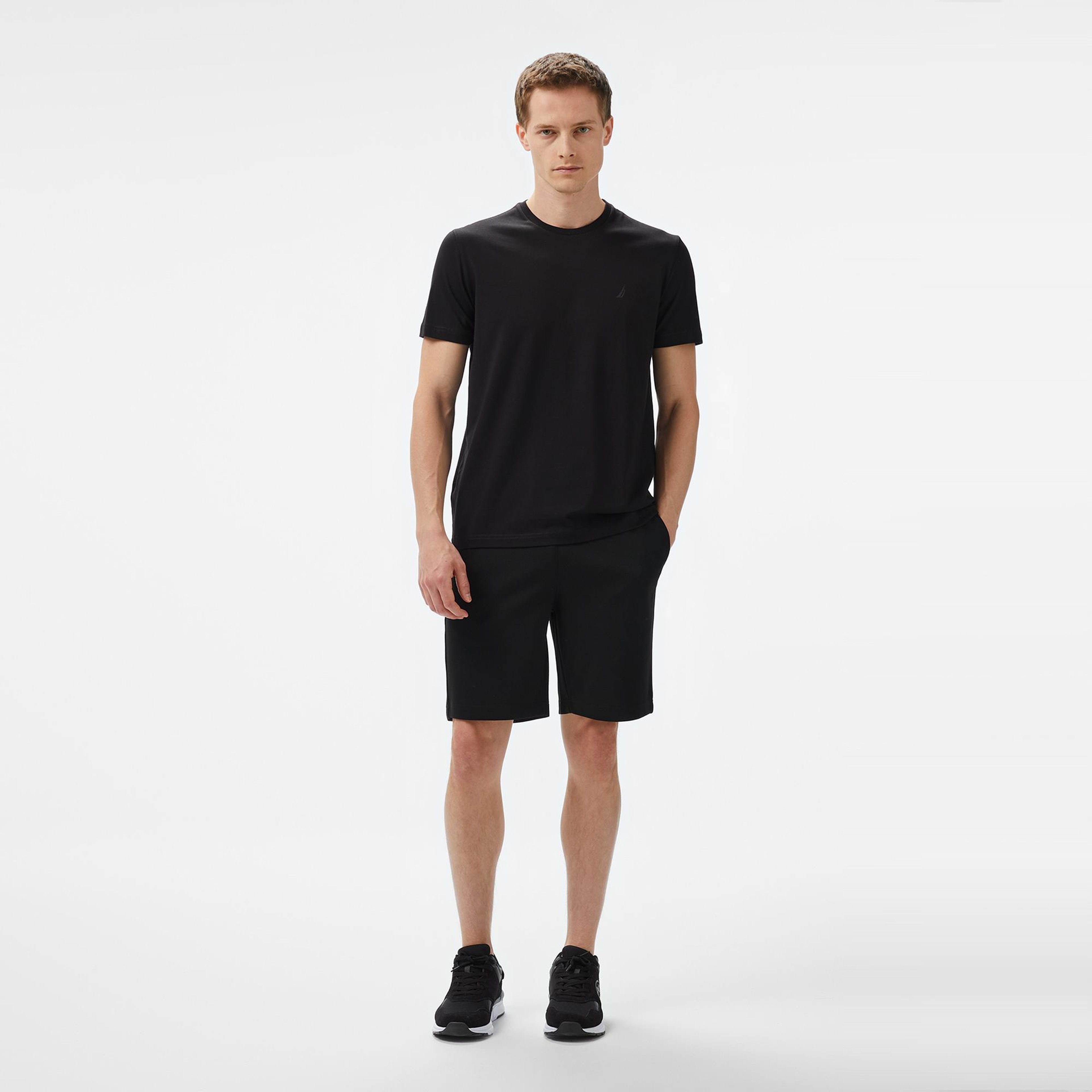 Nautica Erkek Siyah Regular Fit T-Shirt