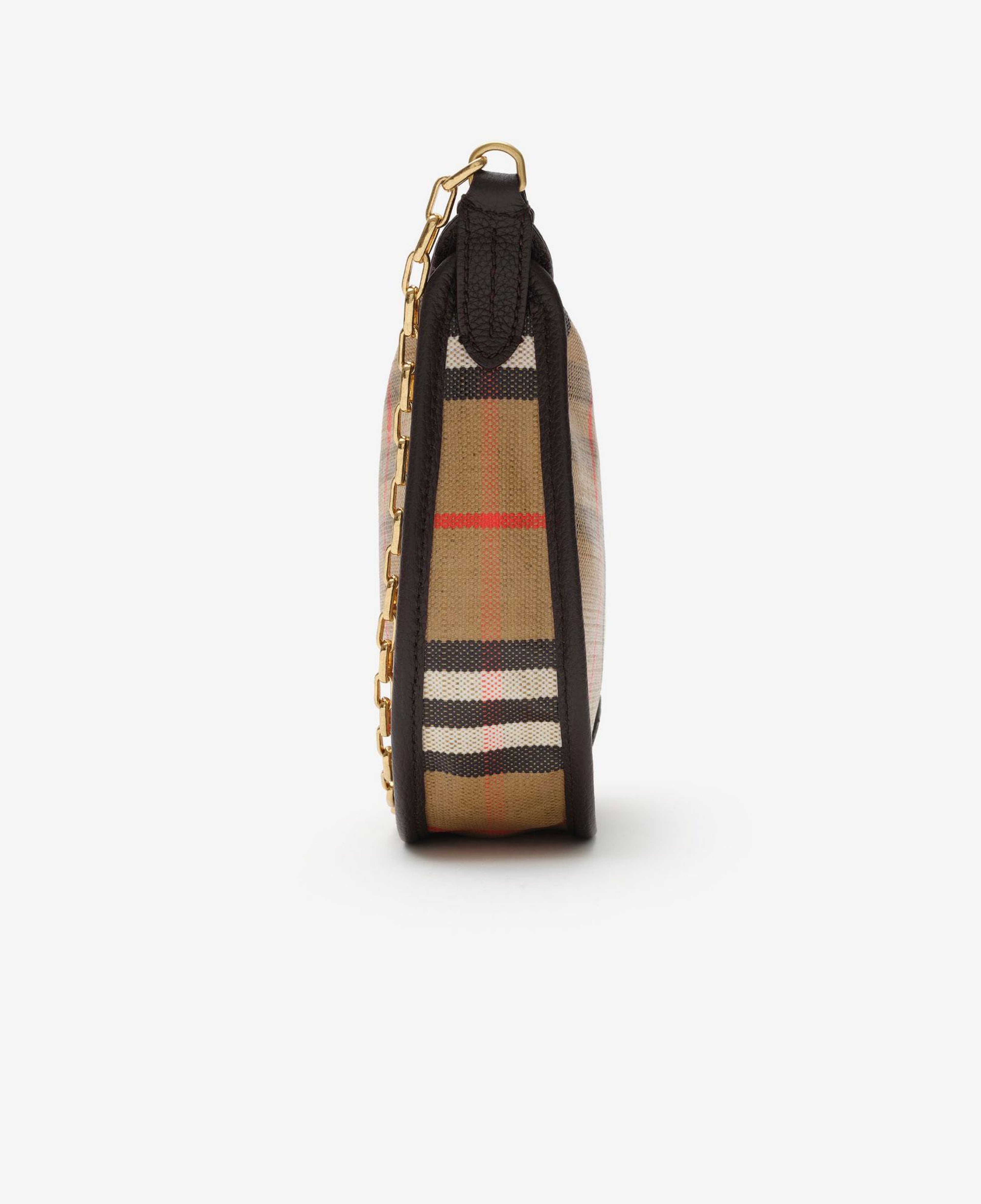 Burberry Highlands Chain Strap Pouch Kadın Bej El Çantası