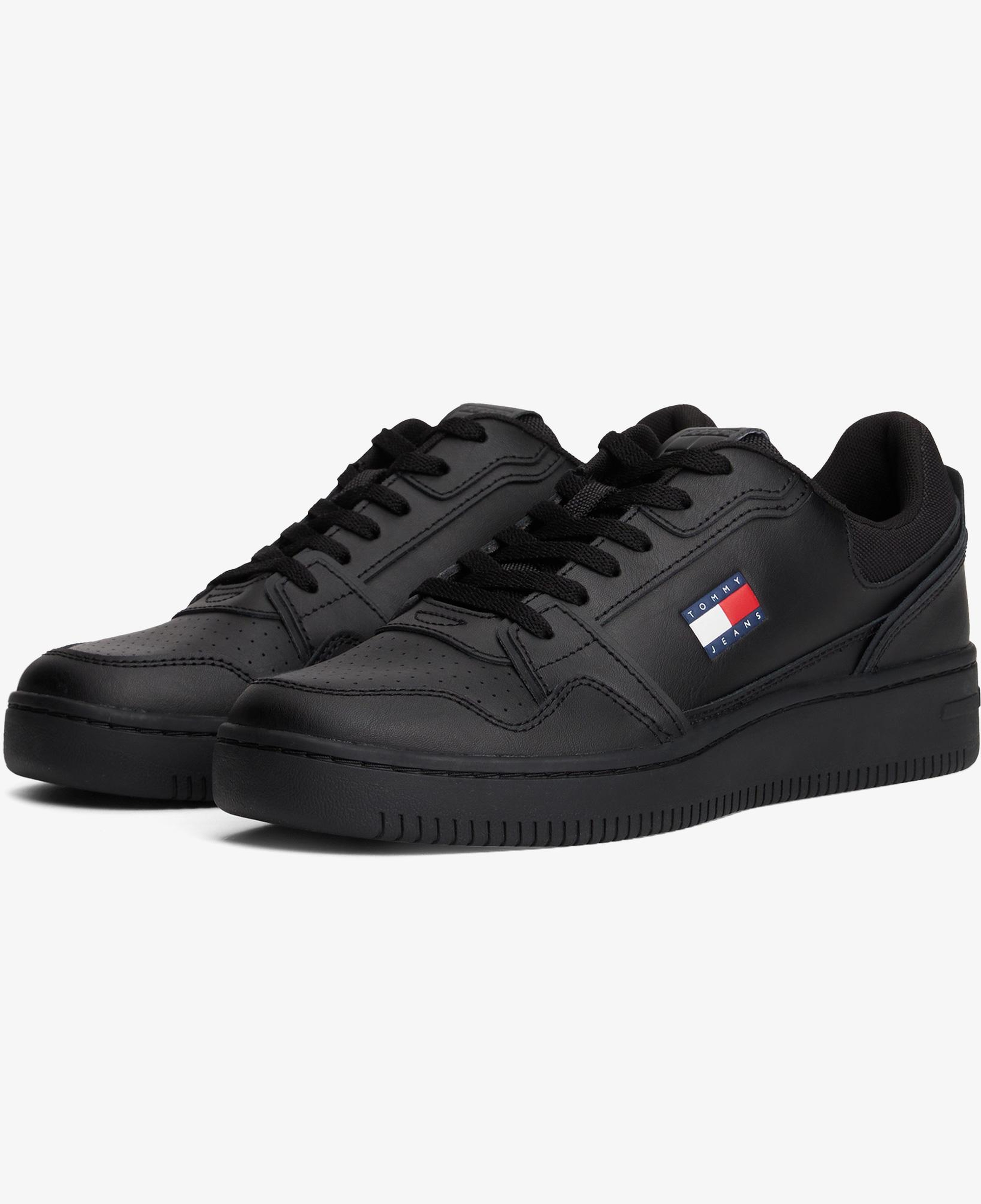 Tommy Jeans Retro Basket Erkek Siyah Sneaker