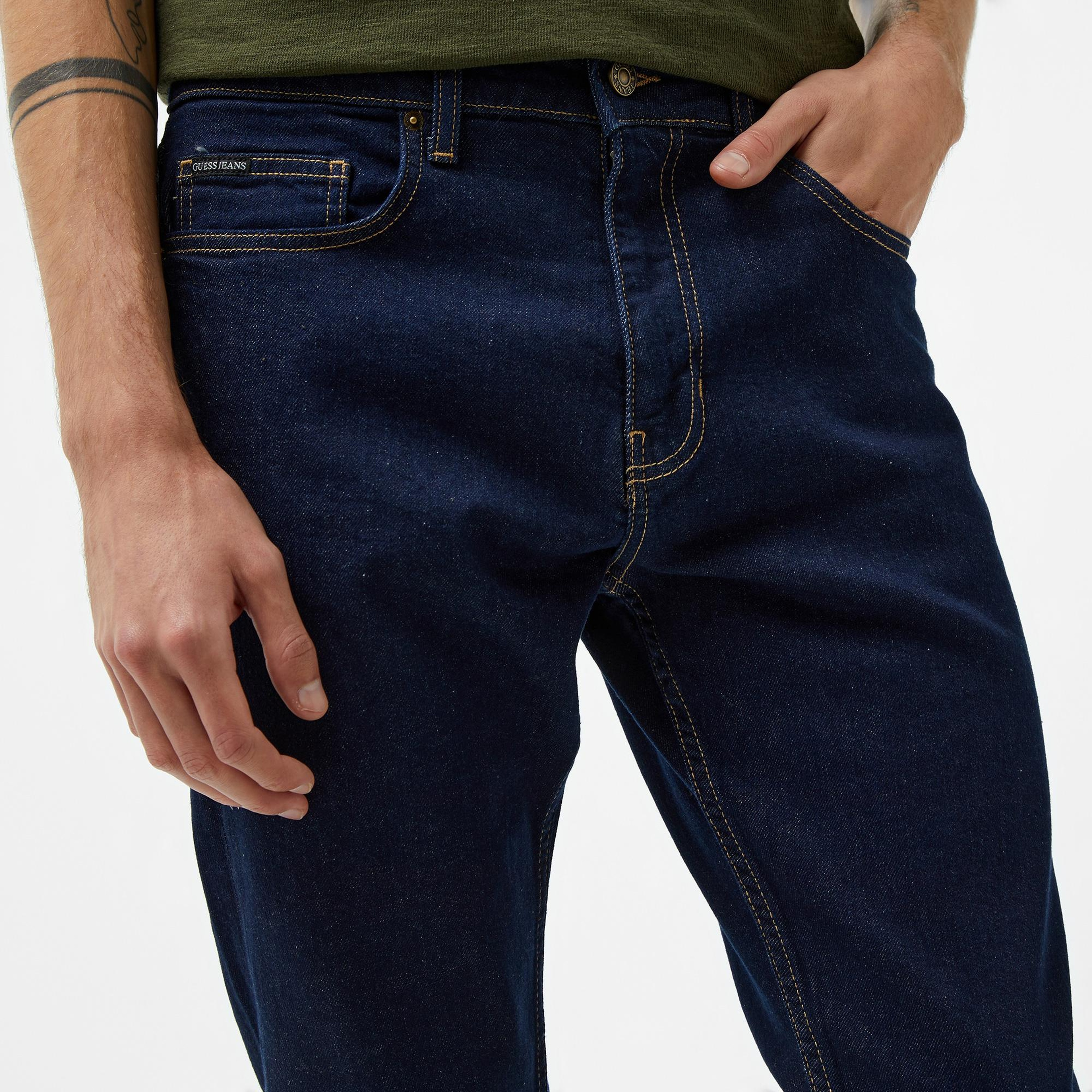 Guess G14 Slim Eco Varane Indigo Erkek Mavi Jean