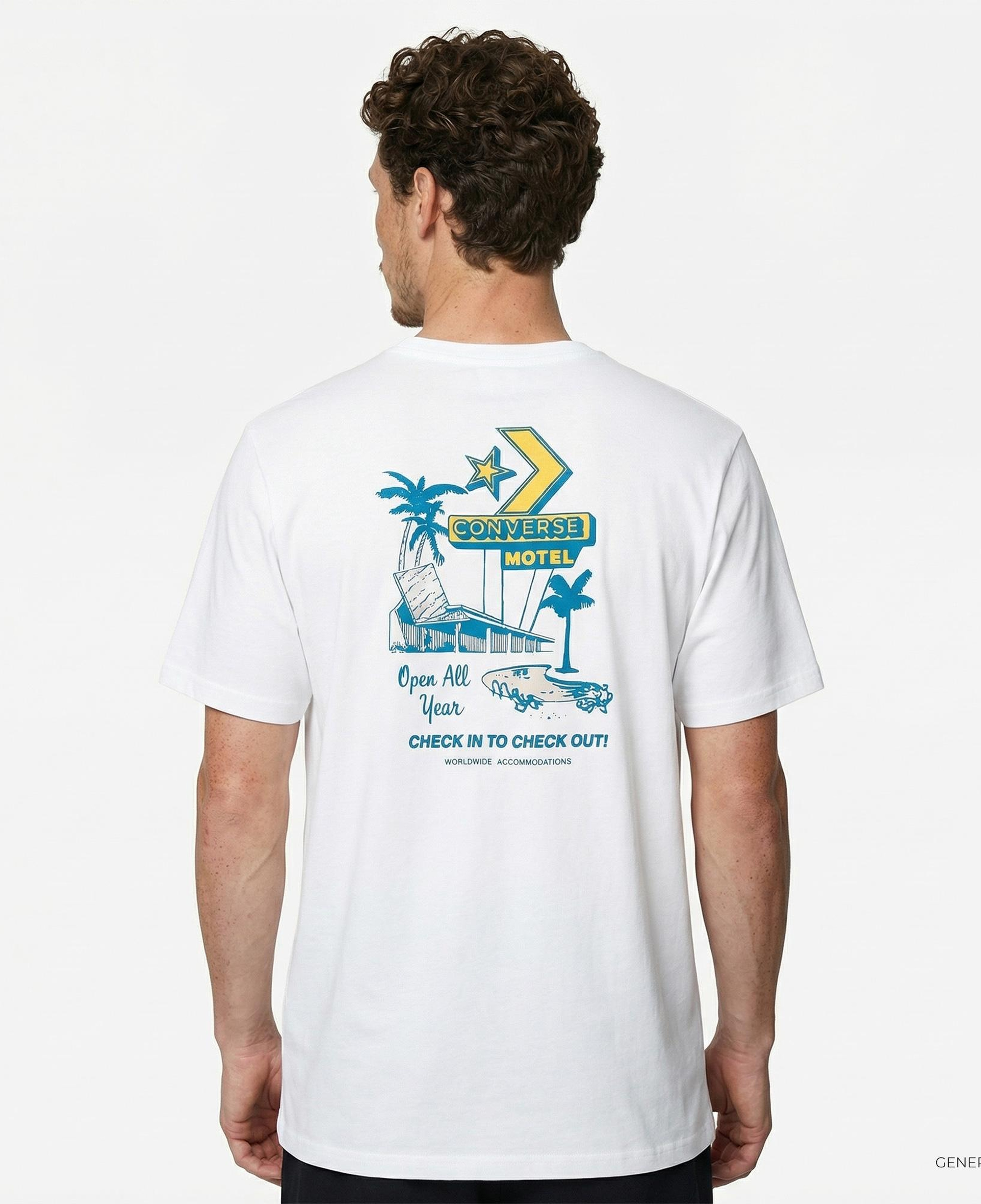 Converse Erkek Beyaz T-Shirt