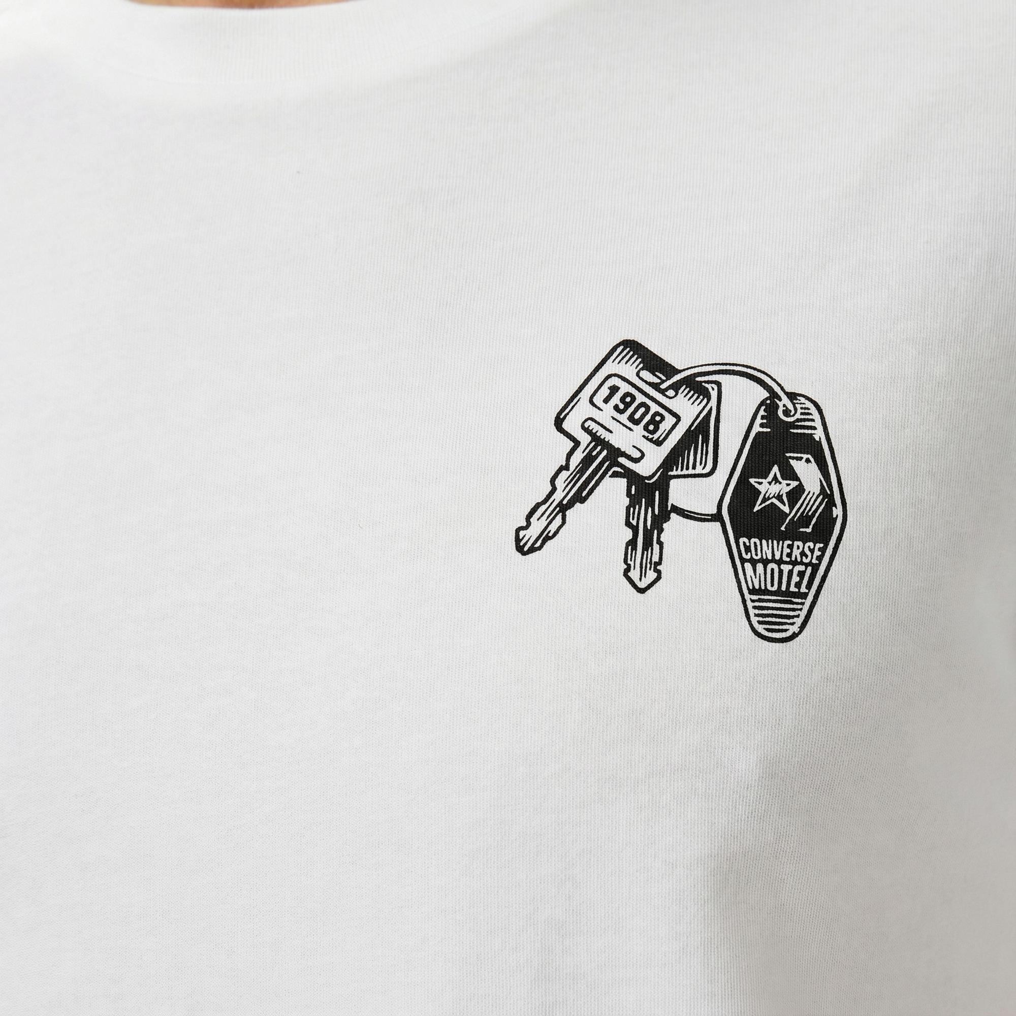 Converse Erkek Beyaz T-Shirt