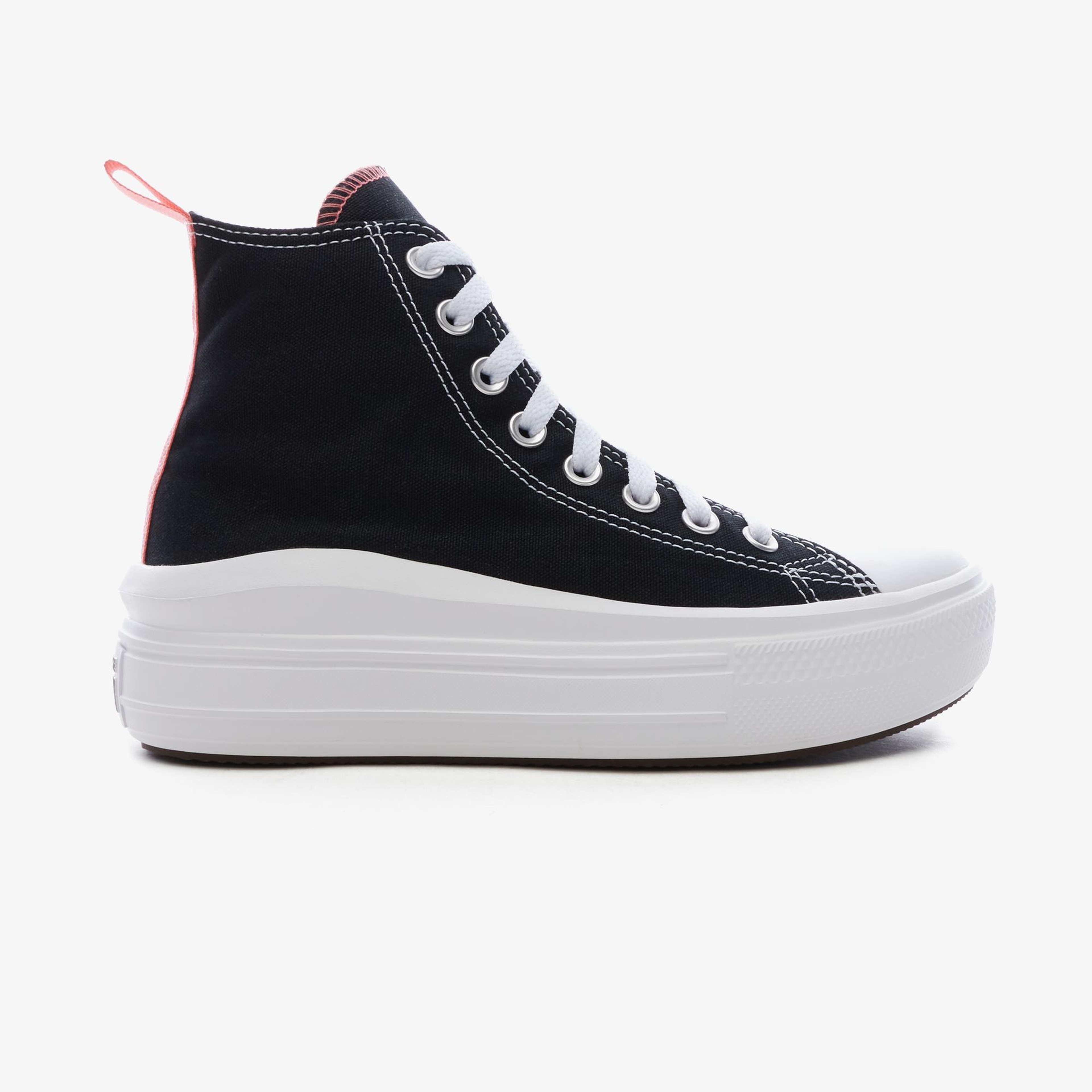 Converse Chuck Taylor All Star Move Çocuk Siyah Platform Sneaker