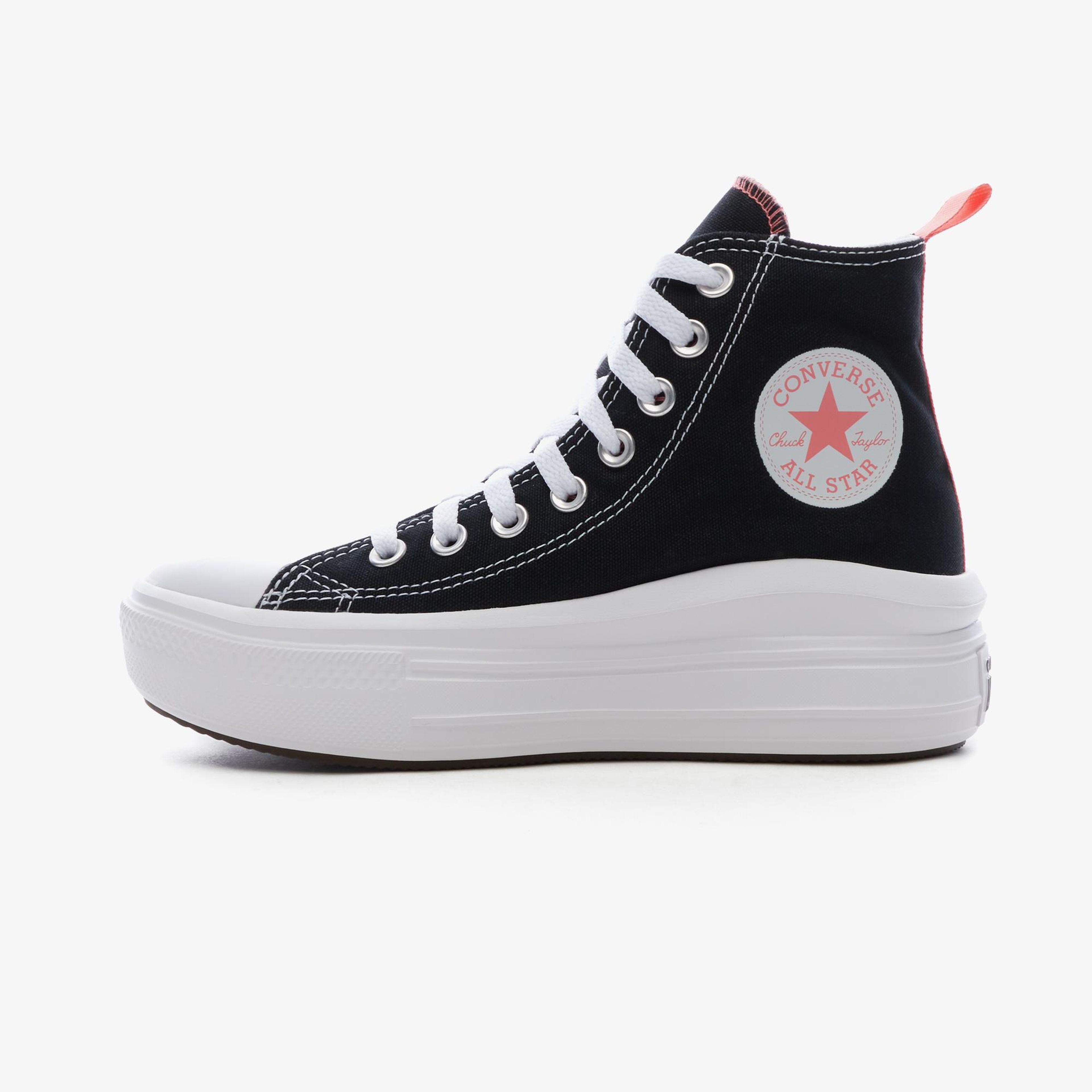 Converse Chuck Taylor All Star Move Çocuk Siyah Platform Sneaker
