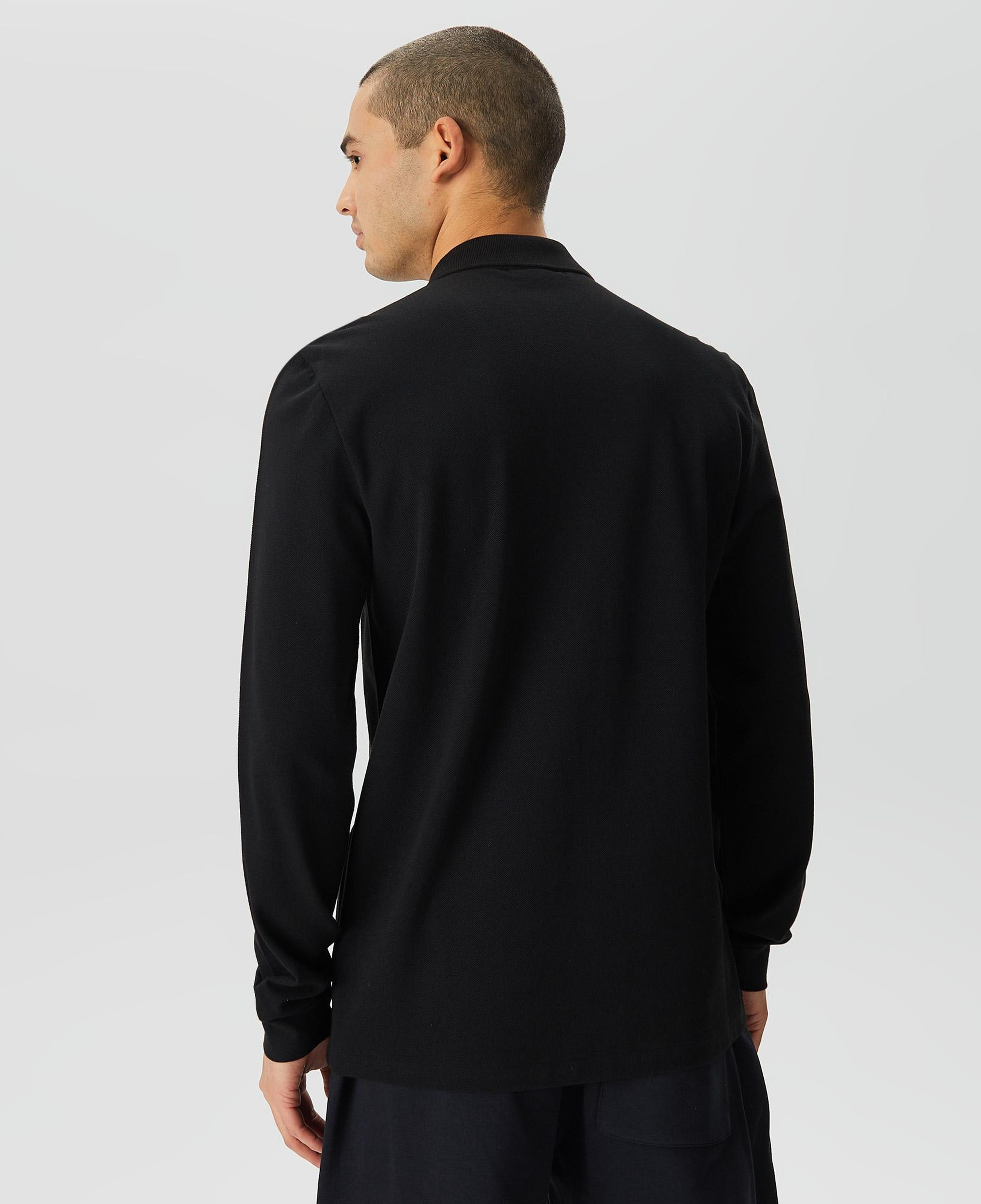 Lacoste Erkek Classic Fit Uzun Kollu Siyah Polo