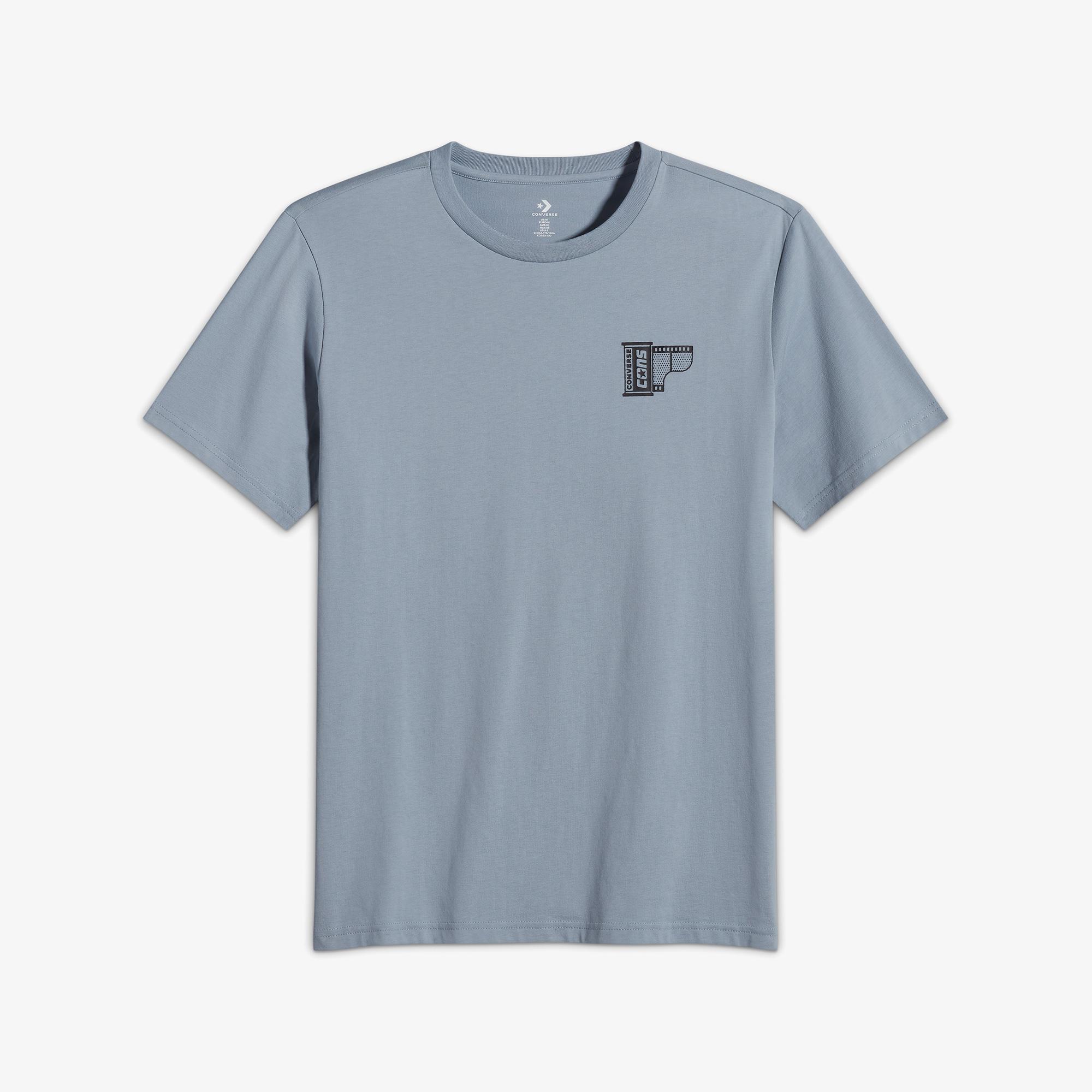 Converse Erkek Mavi T-Shirt
