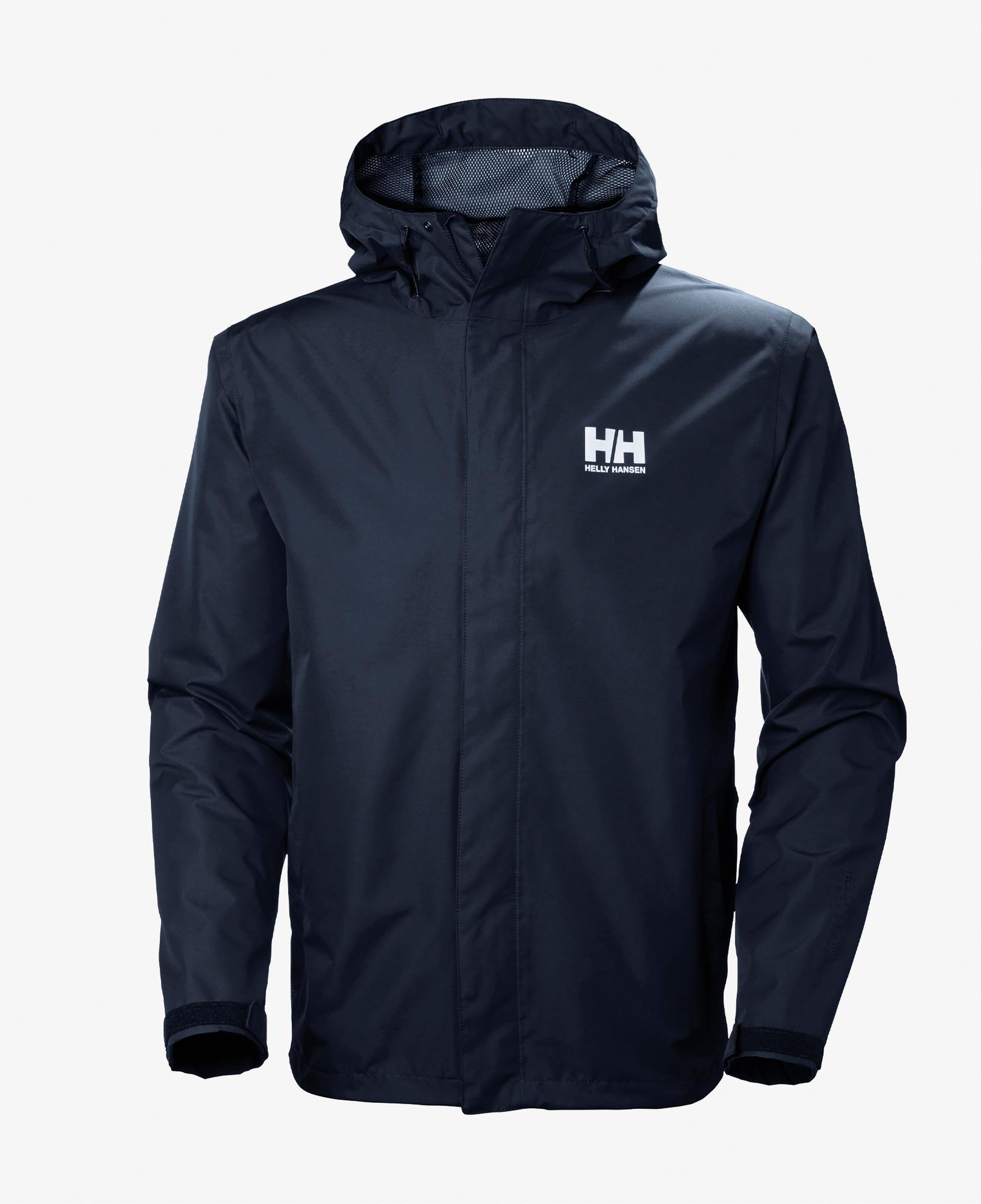 Helly Hansen Seven J Erkek Lacivert Yağmurluk