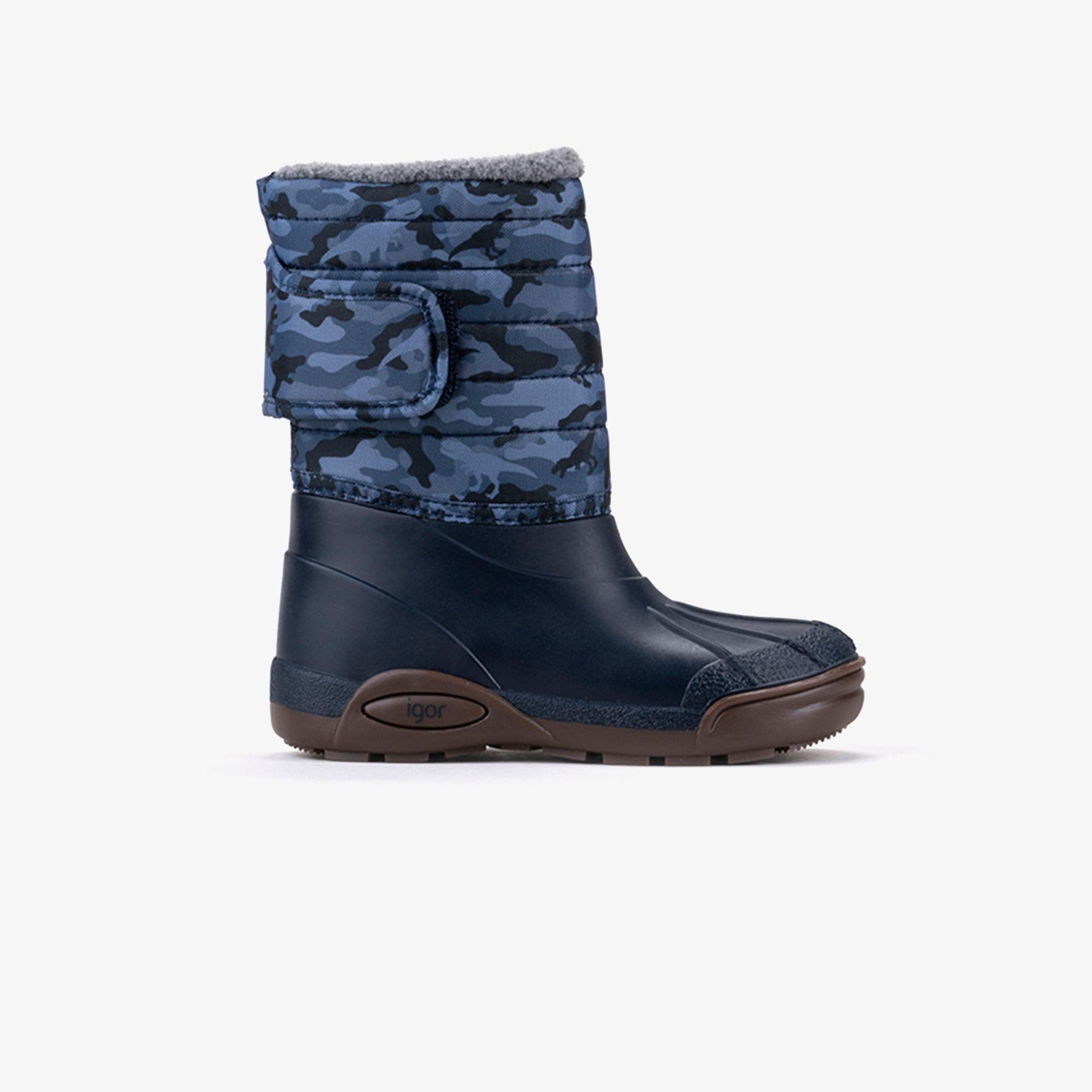 Igor Topo Ski Camo Çocuk Lacivert Bot