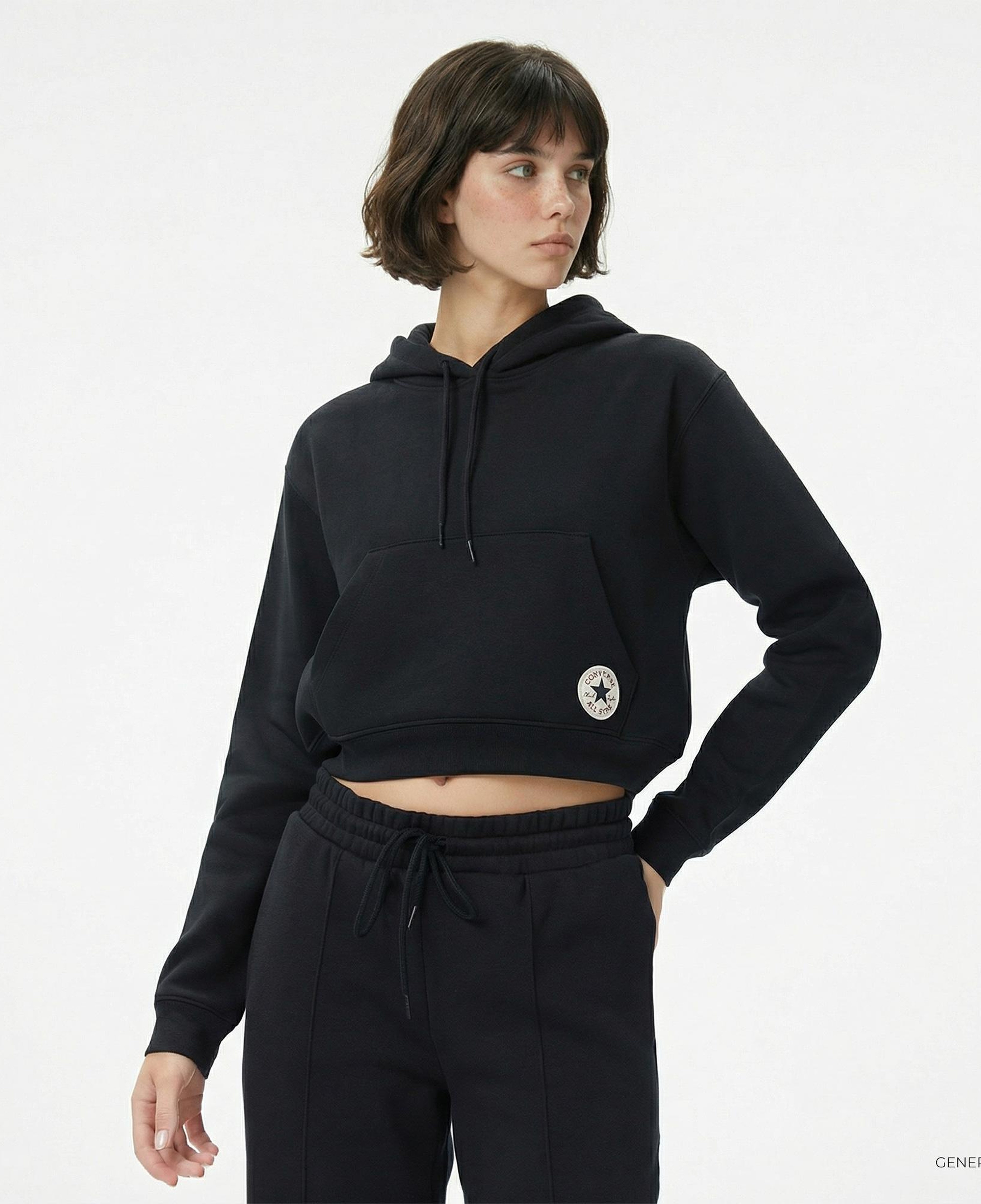 Converse Kadın Siyah Sweatshirt