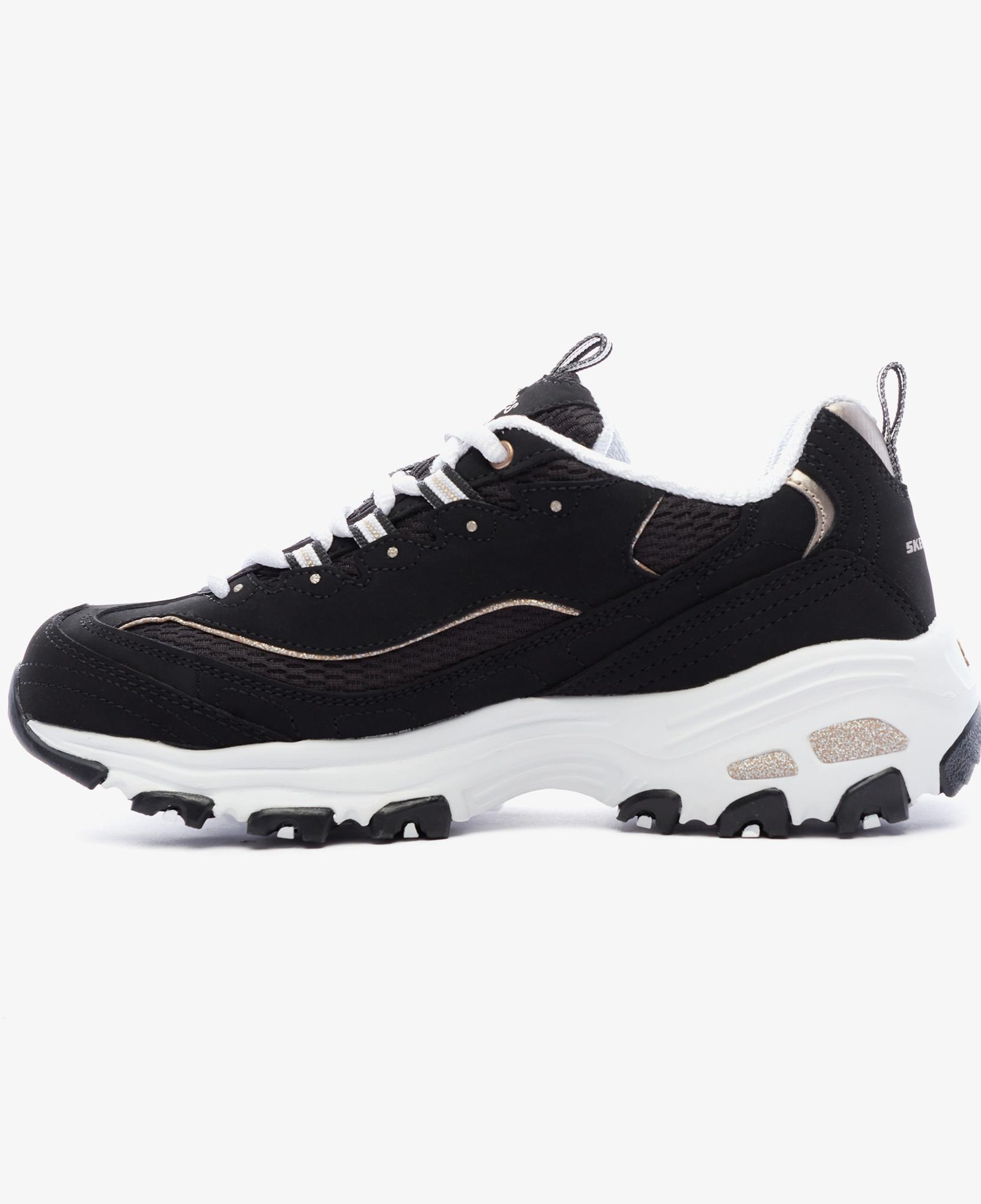 Skechers D'Lites - Copper Divine Kadın Siyah Sneaker