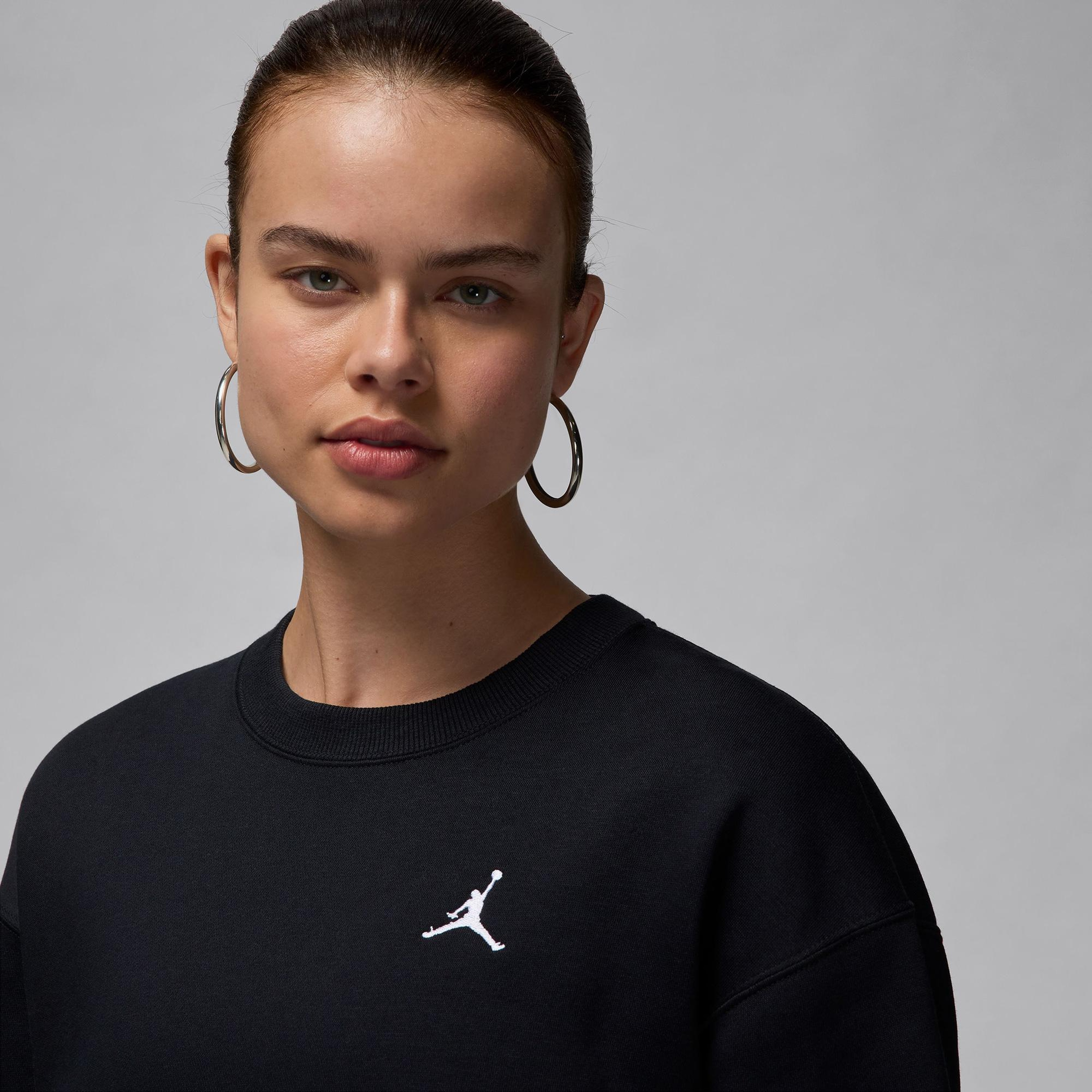 Jordan Brooklyn Fleece Kadın Siyah Sweatshirt