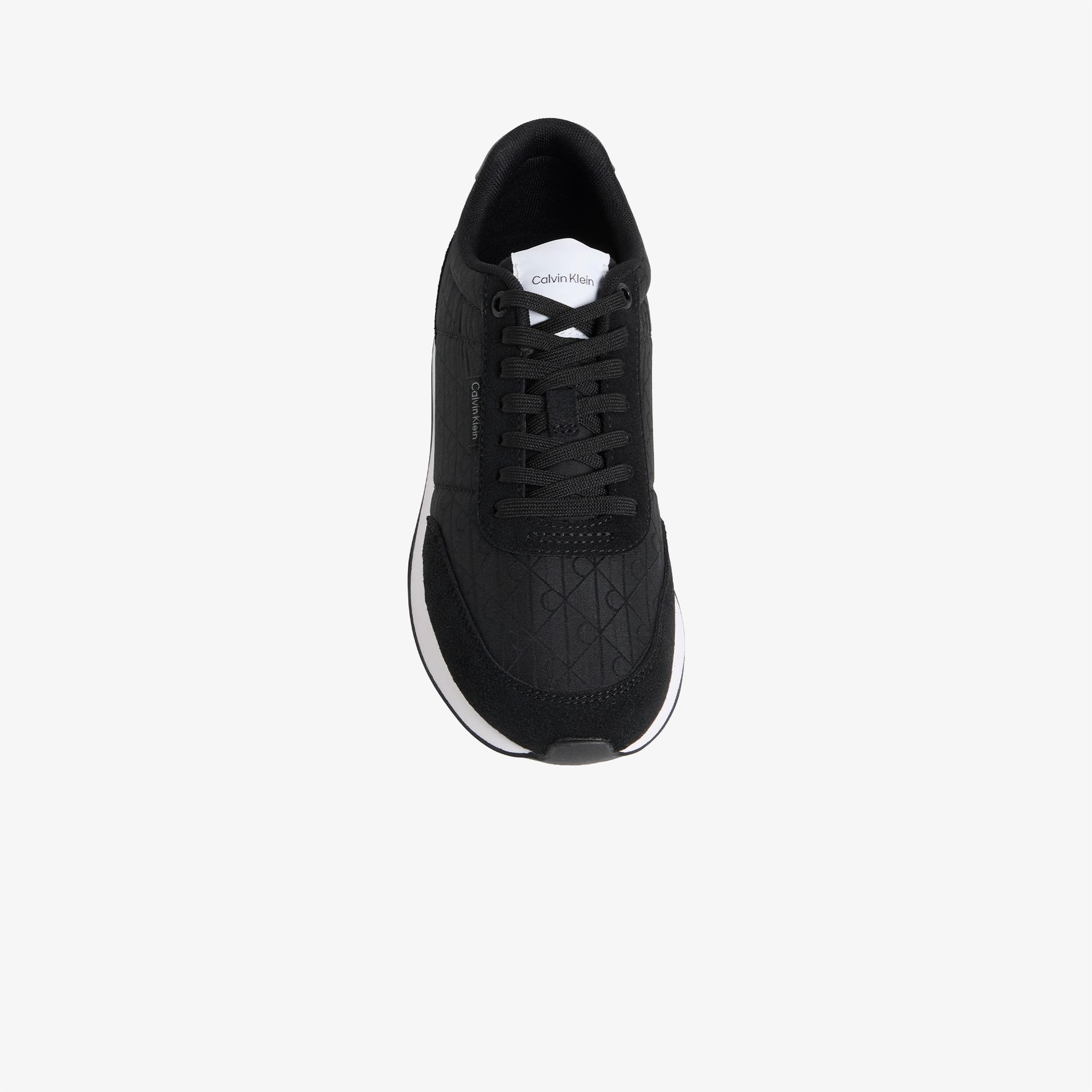 Calvin Klein Retro Runner Lace Up Kadın Siyah Sneaker