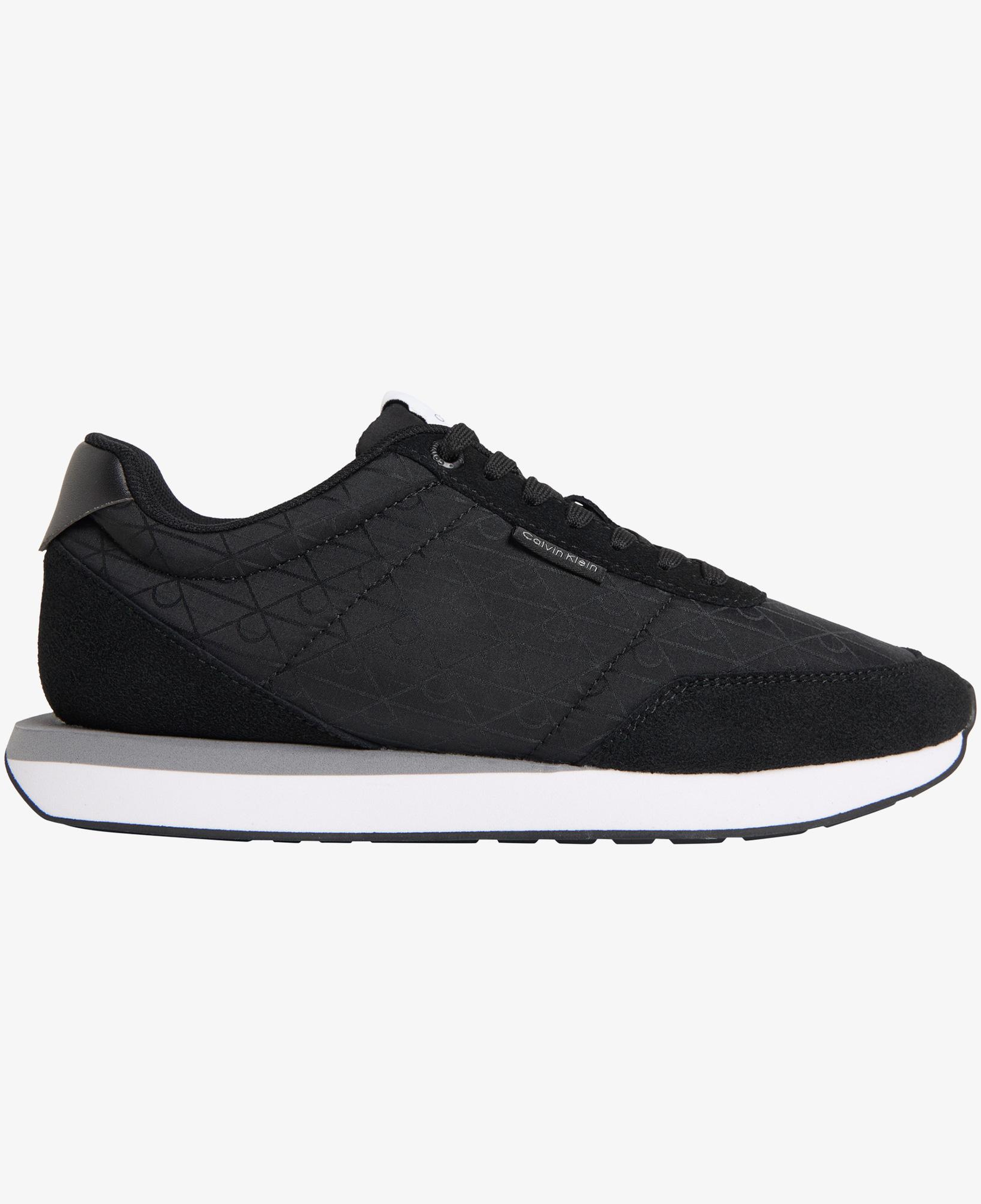 Calvin Klein Retro Runner Lace Up Kadın Siyah Sneaker