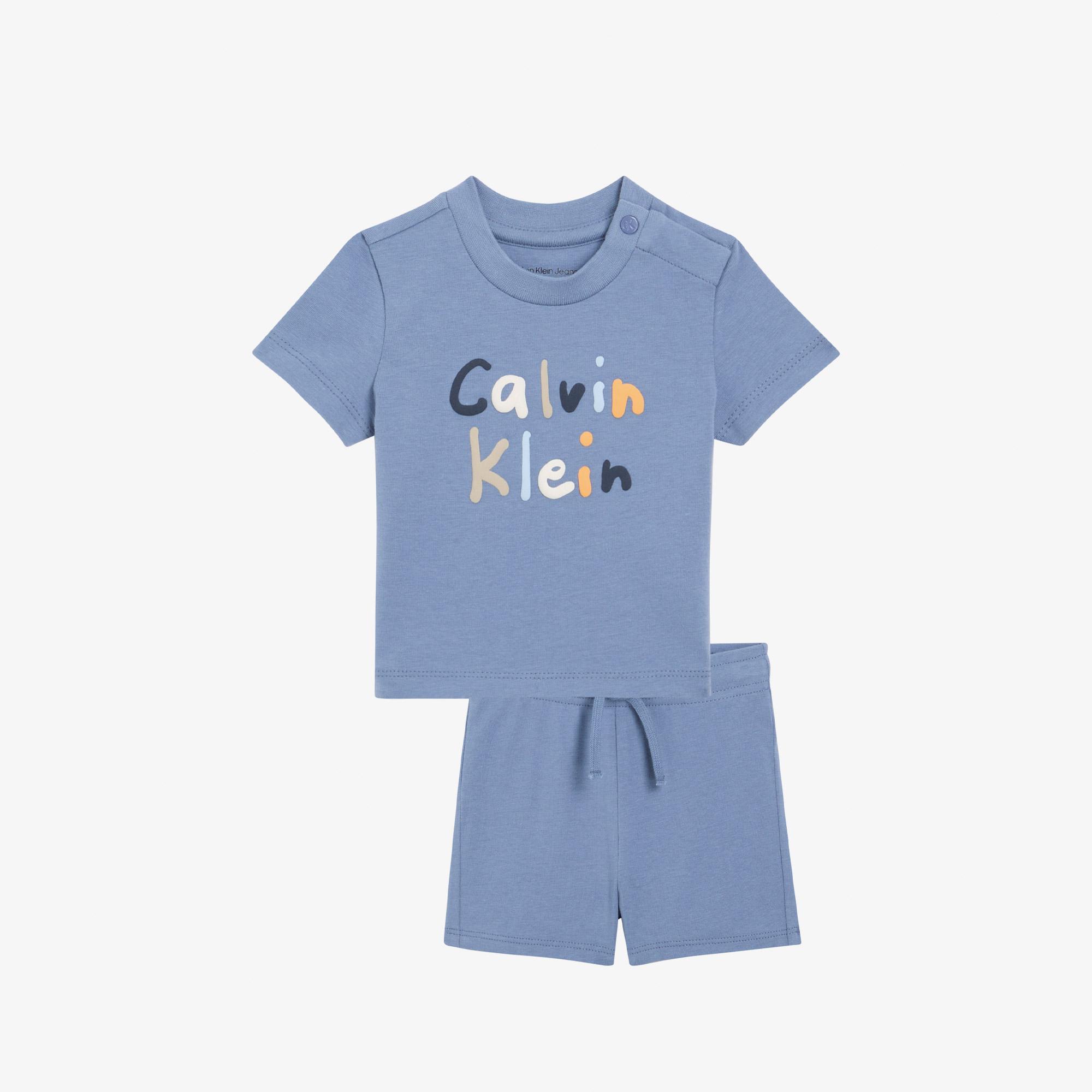 Calvin Klein 2'li Mavi Bebek Takımı