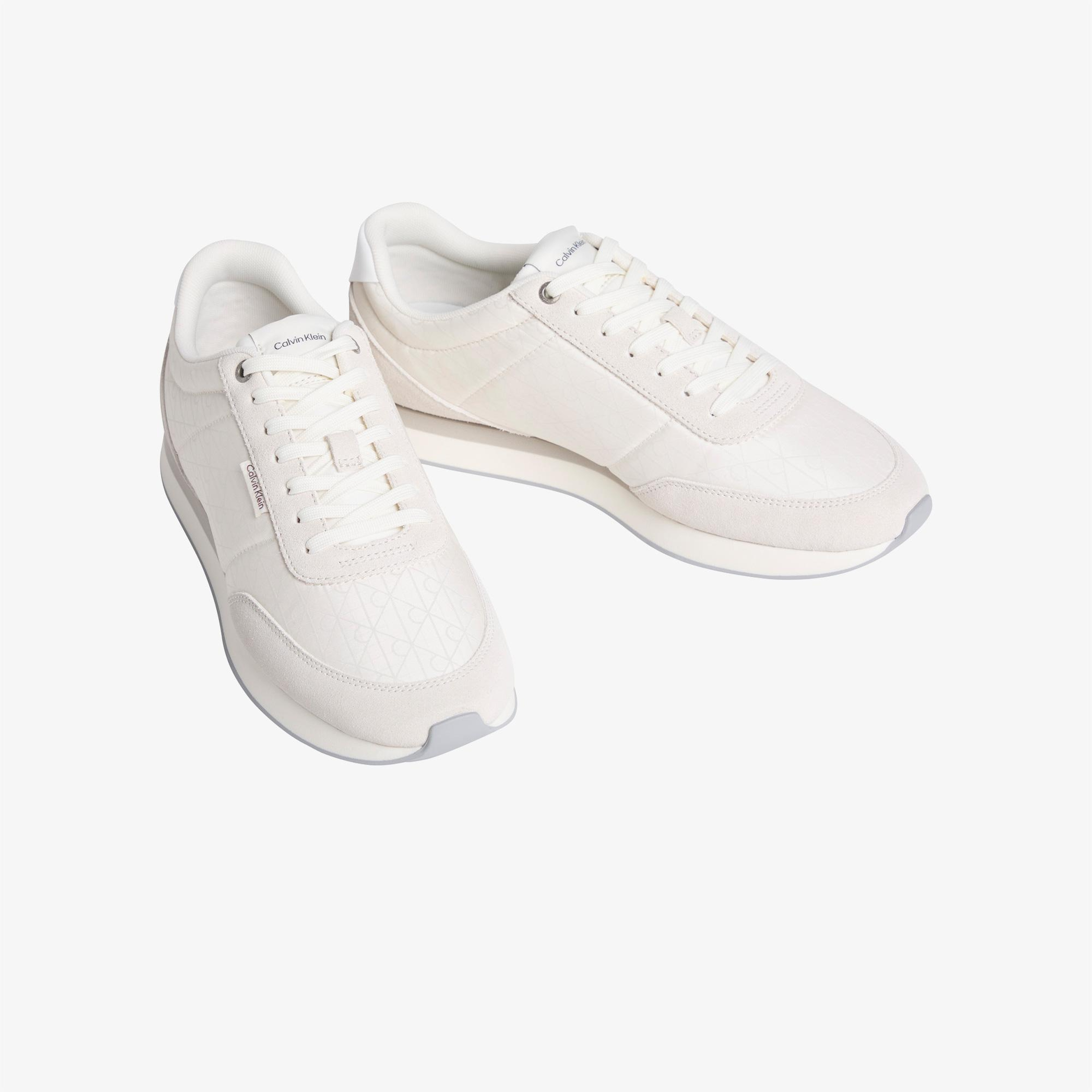 Calvin Klein Retro Runner Ripstop Erkek Beyaz Sneaker