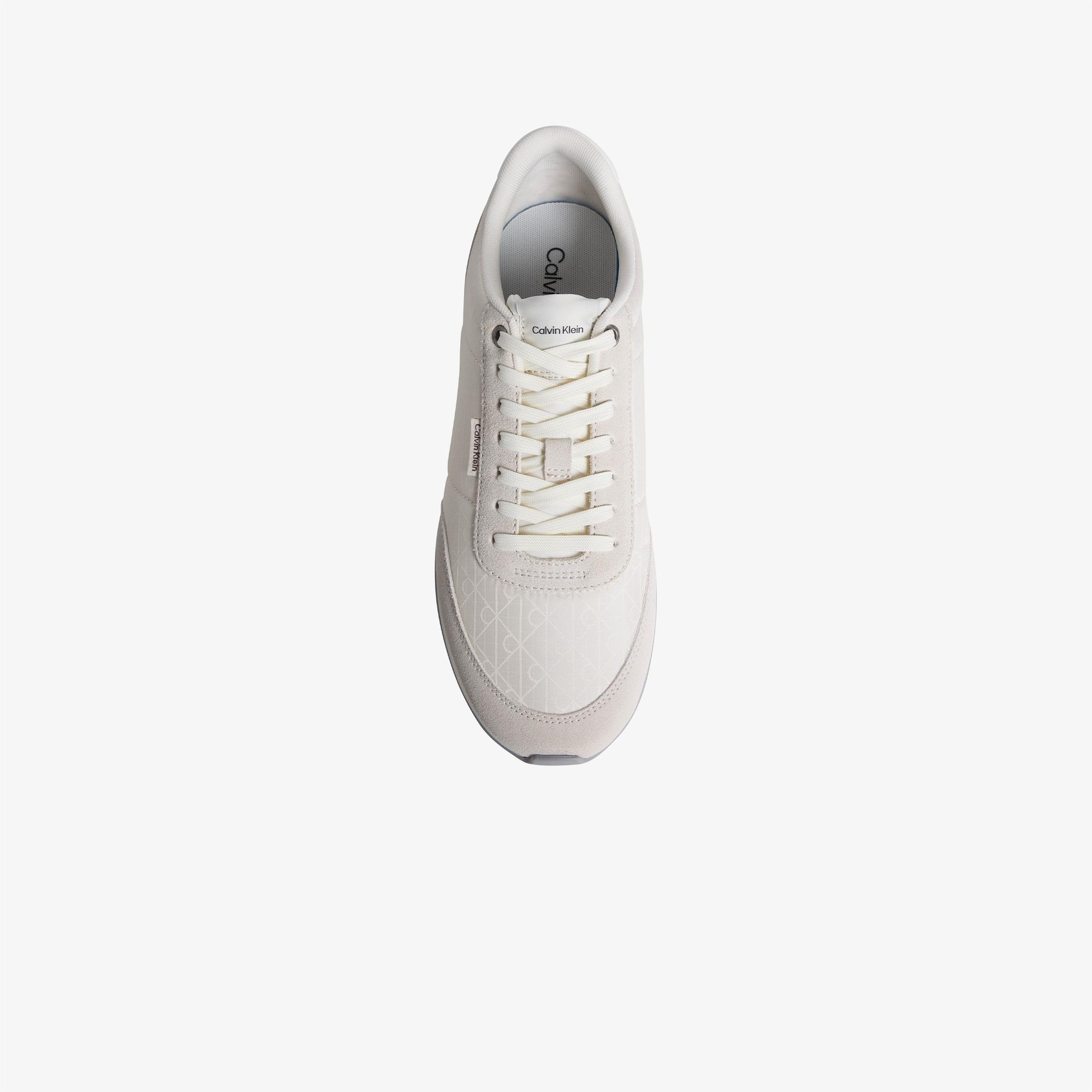 Calvin Klein Retro Runner Ripstop Erkek Beyaz Sneaker