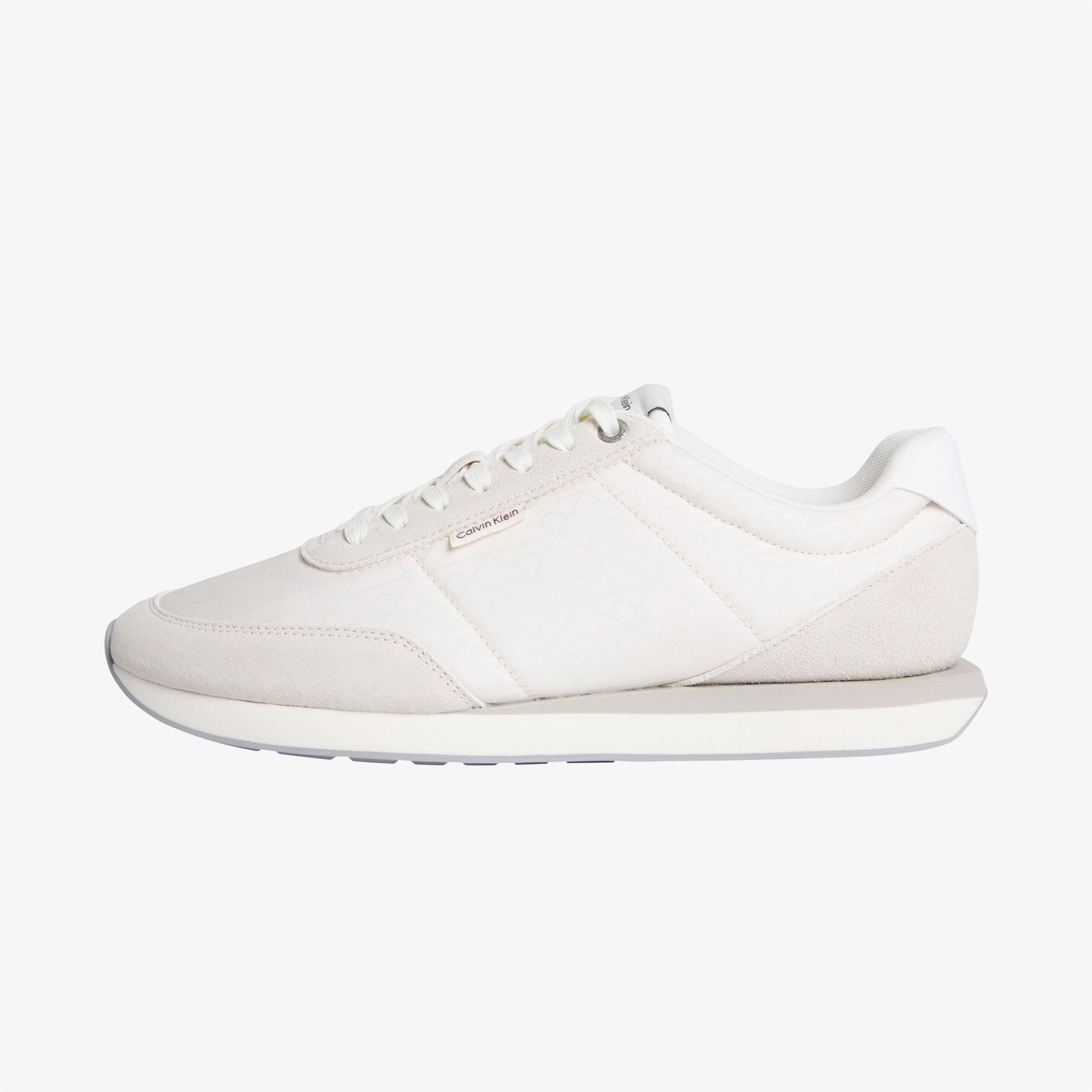 Calvin Klein Retro Runner Ripstop Erkek Beyaz Sneaker