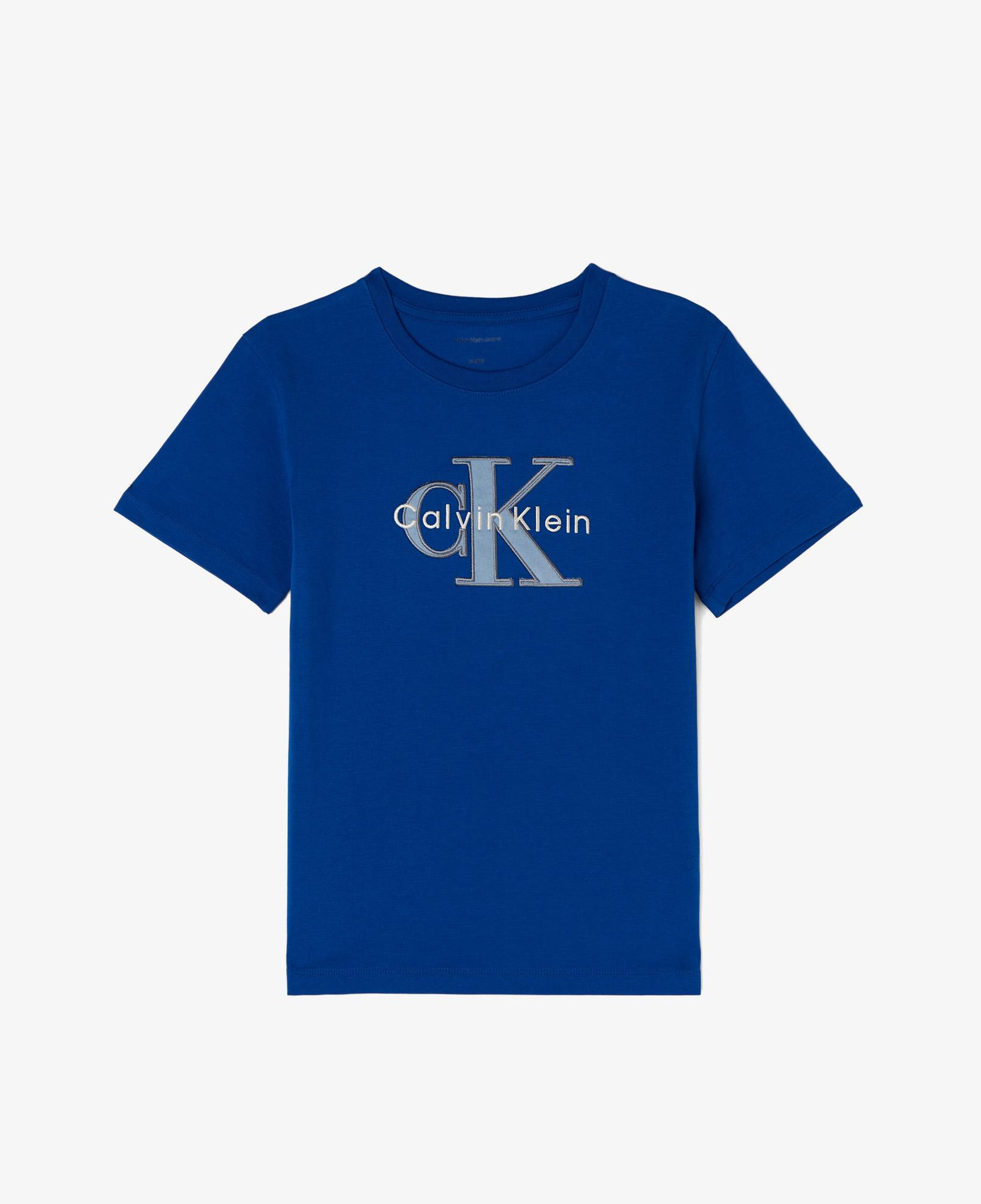 Calvin Klein Monologo Çocuk Mavi T-Shirt