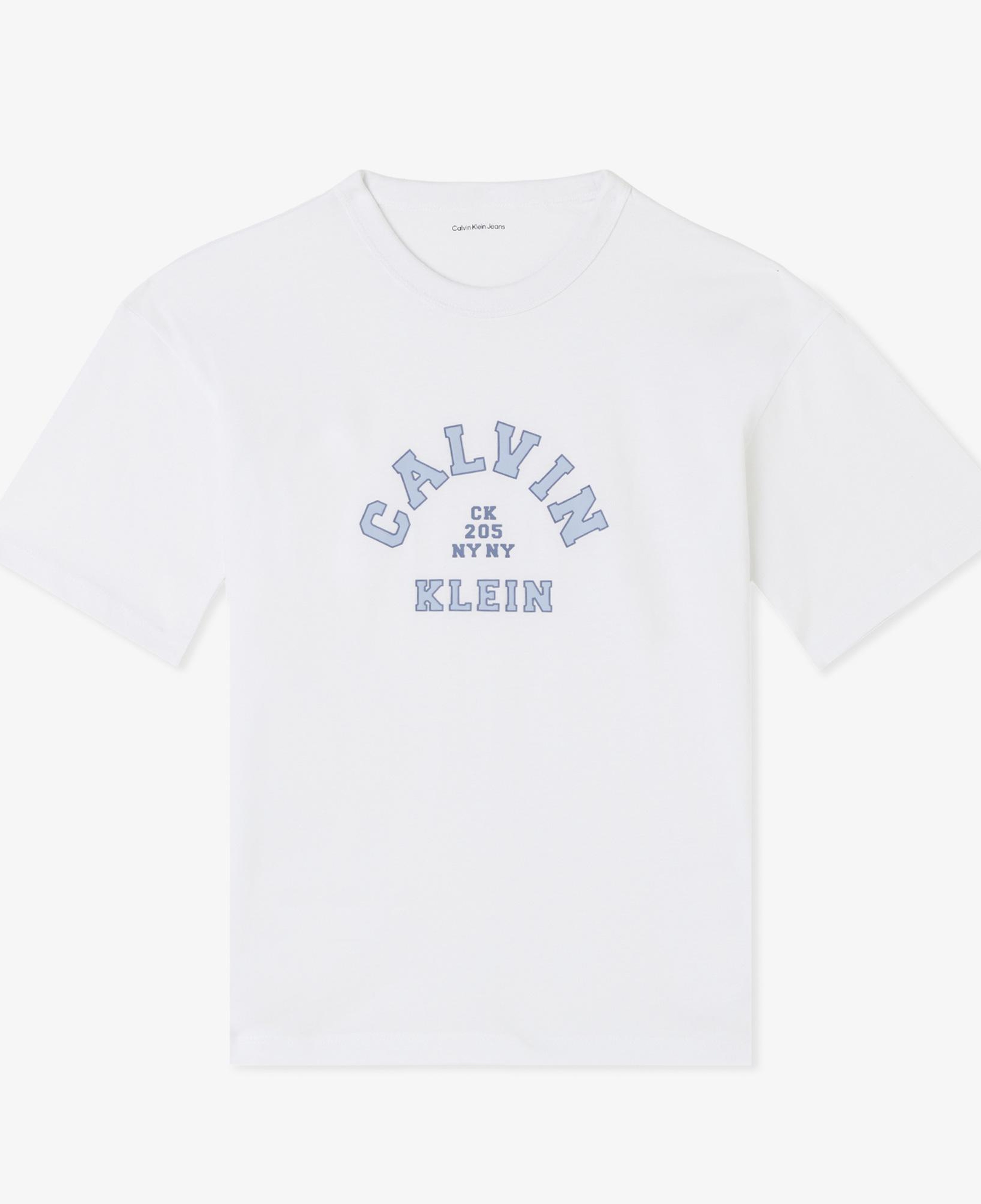 Calvin Klein Varsity Graphic Çocuk Beyaz T-Shirt