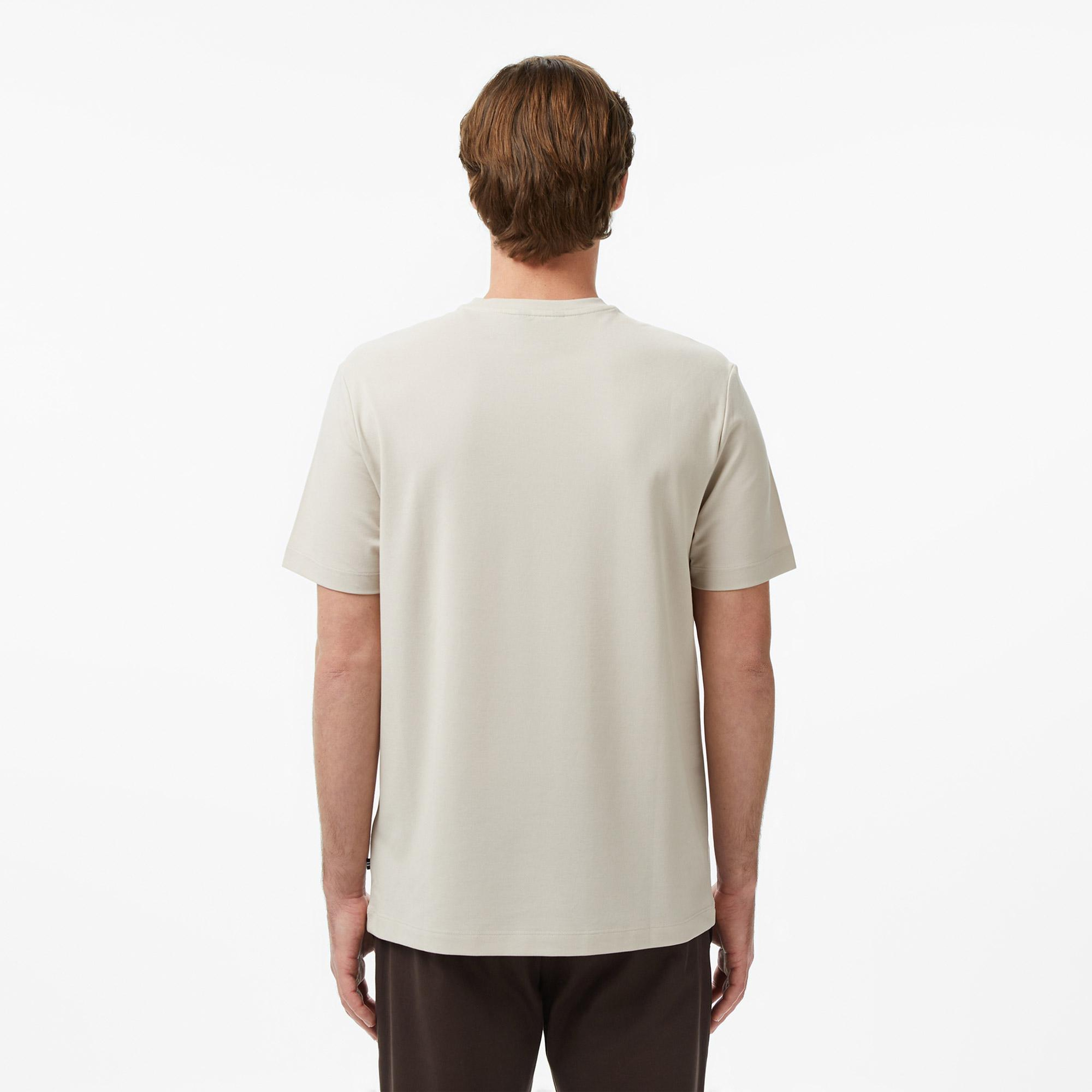 Nautica Erkek Bej Regular Fit T-Shirt