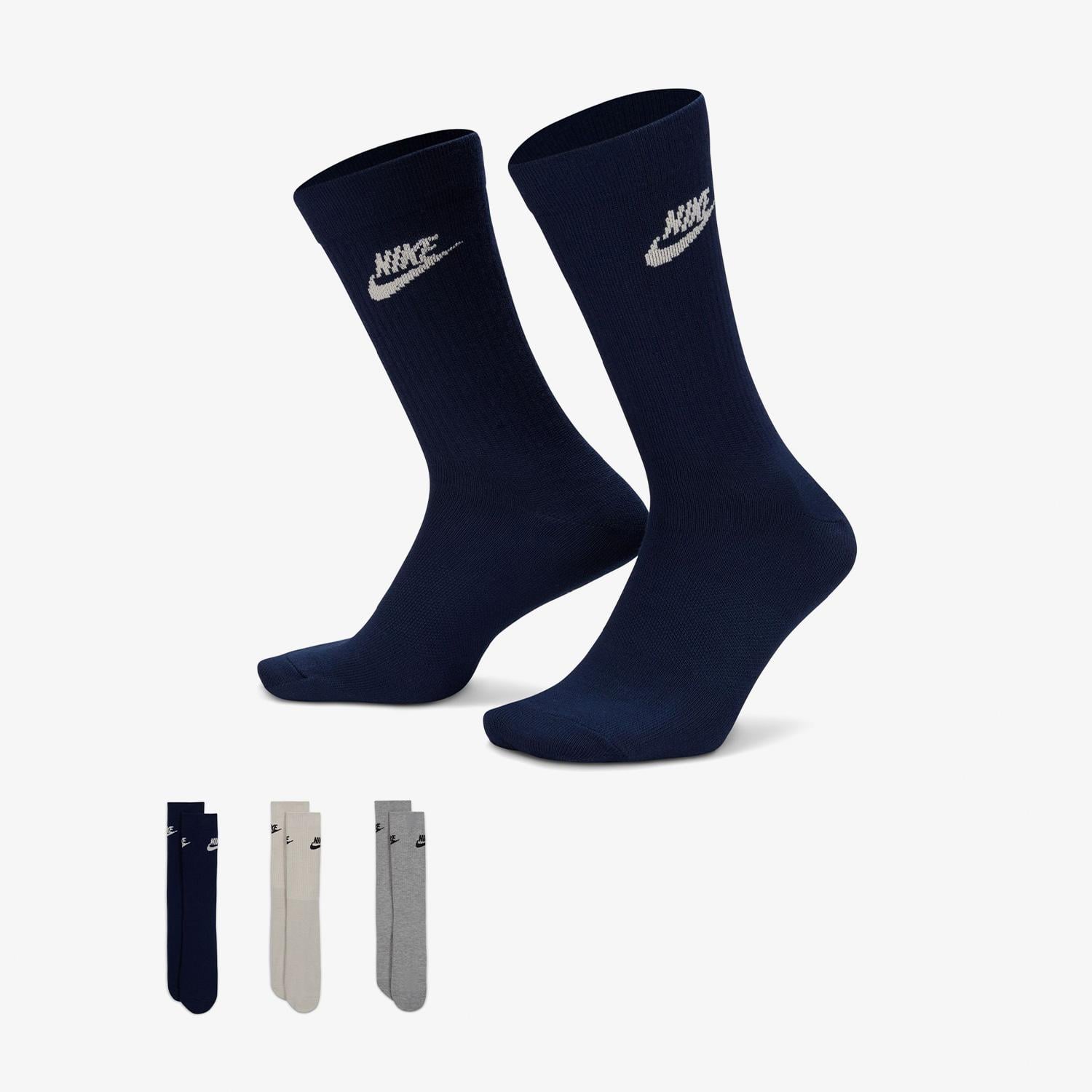 Nike Sportswear Everyday Essential Unisex Renkli 3'lü Çorap
