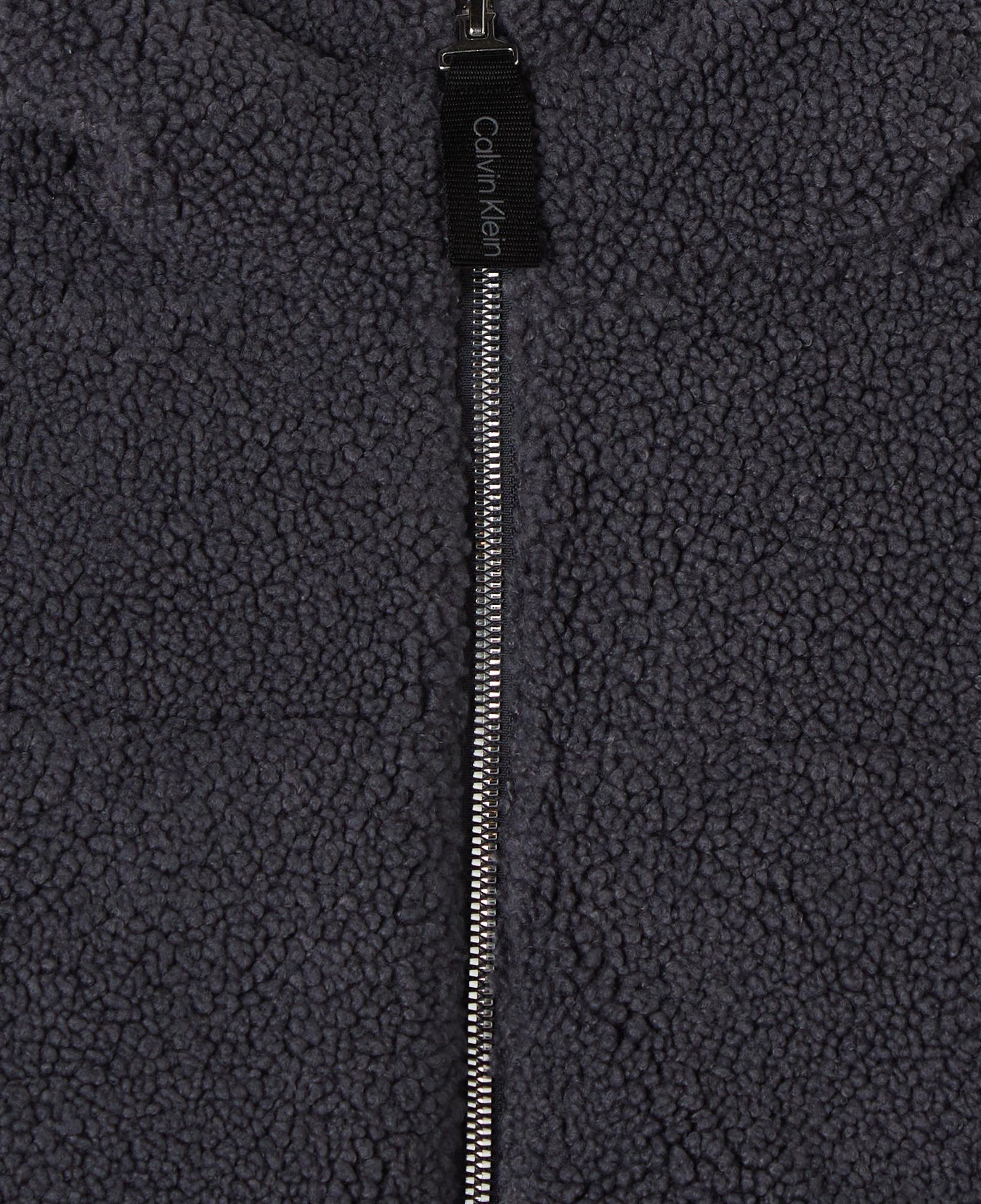 Calvin Klein Jeans Teddy Hooded Puffer Çocuk Siyah Mont