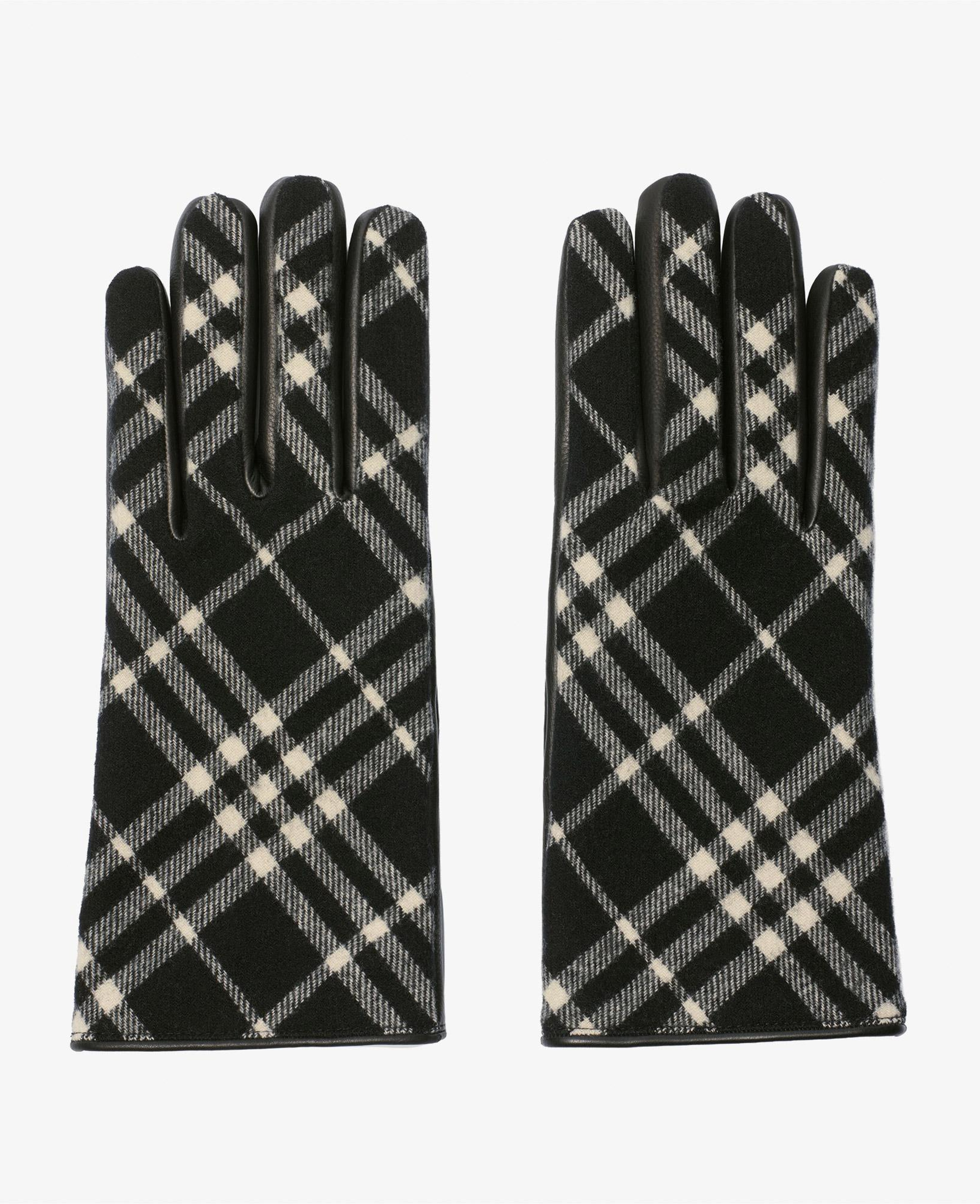 Burberry Core Check Erkek Siyah Eldiven