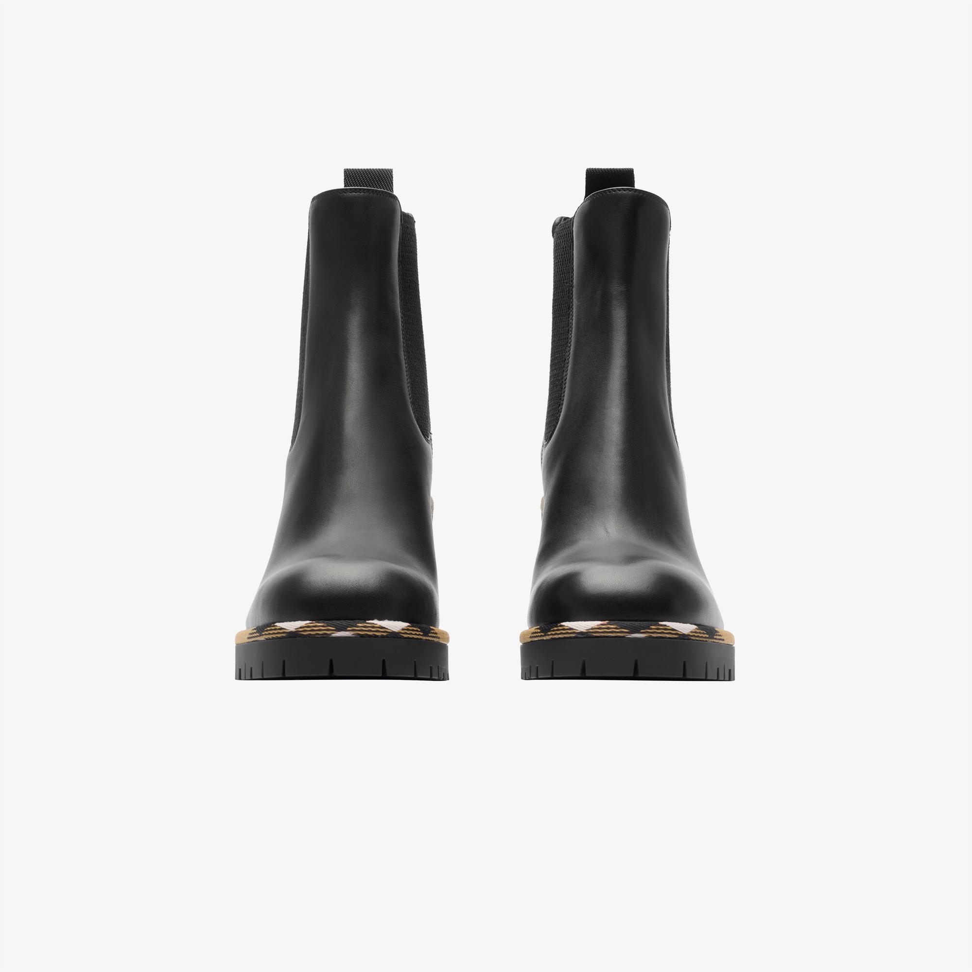 Burberry Gravel Kadın Siyah Bot