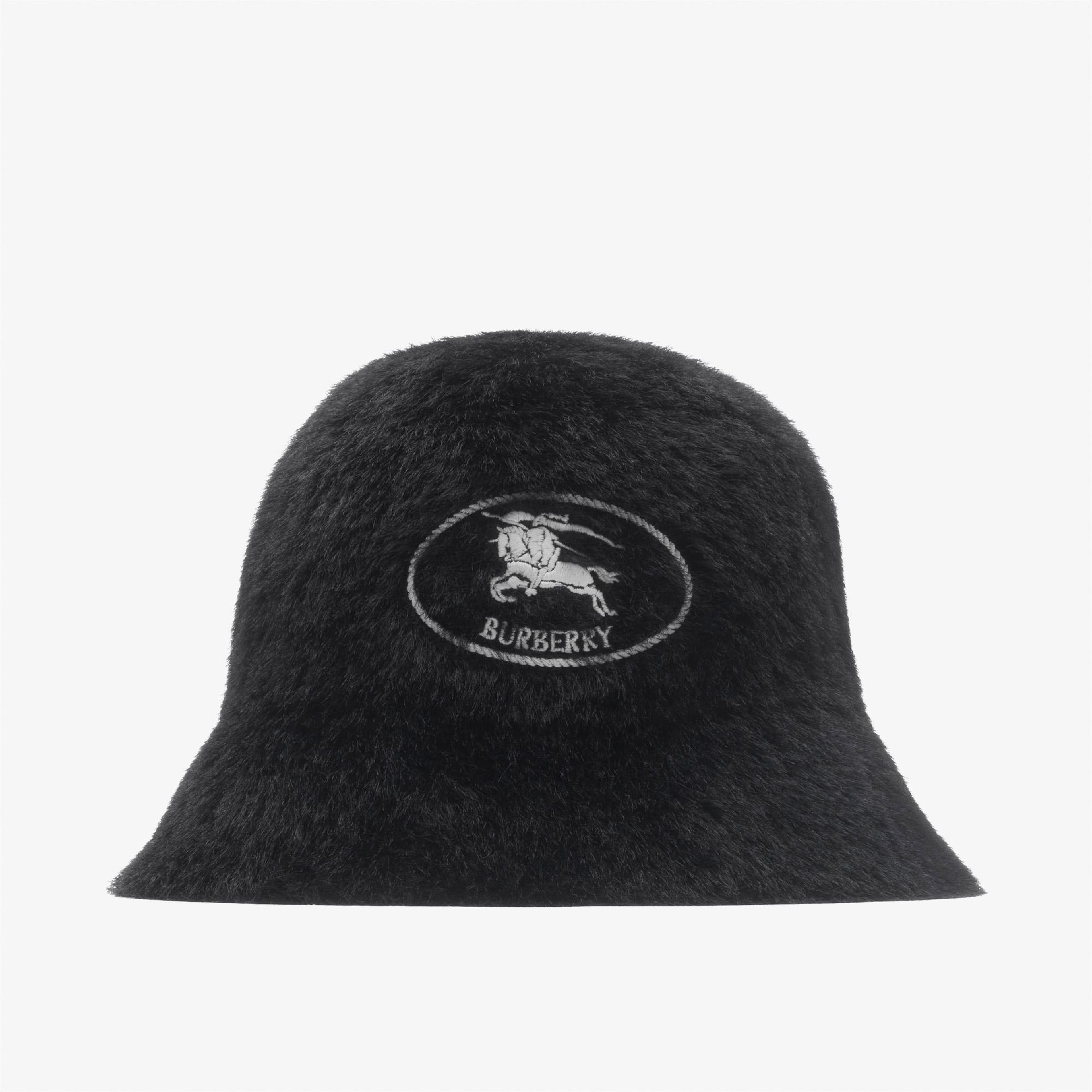 Burberry Knit Bucket Kadın Siyah Şapka
