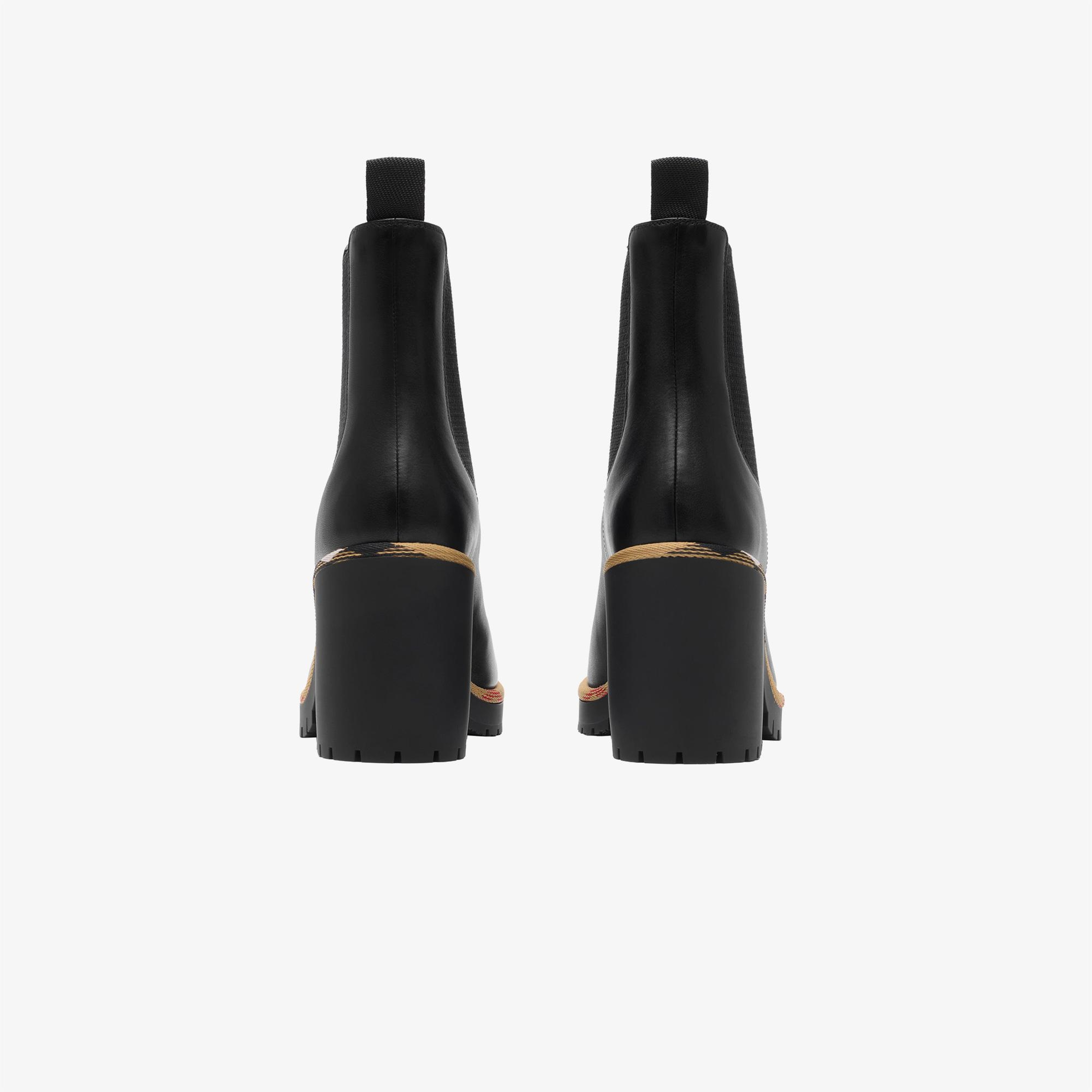 Burberry Gravel Kadın Siyah Bot