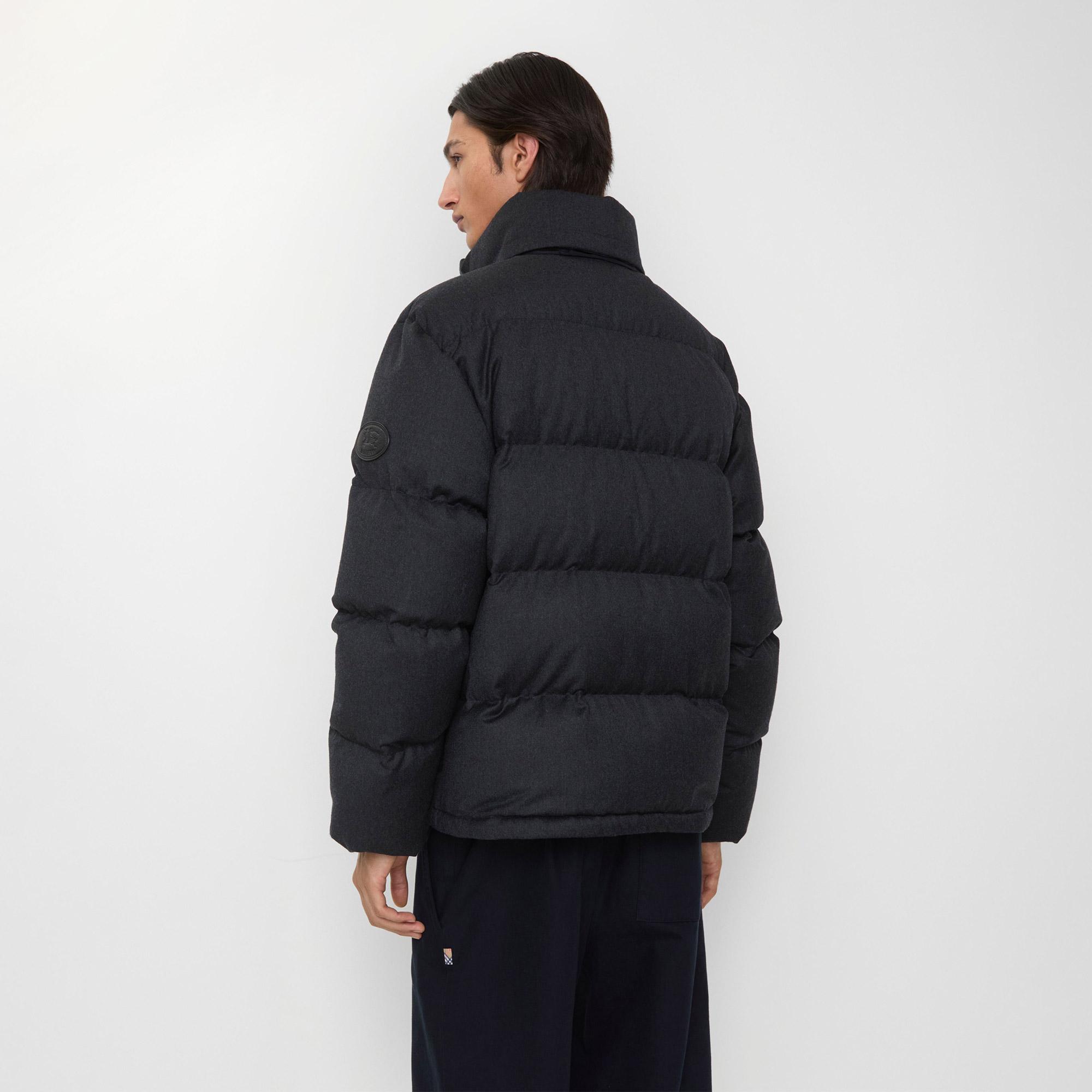 Burberry Snowdon Erkek Gri Mont