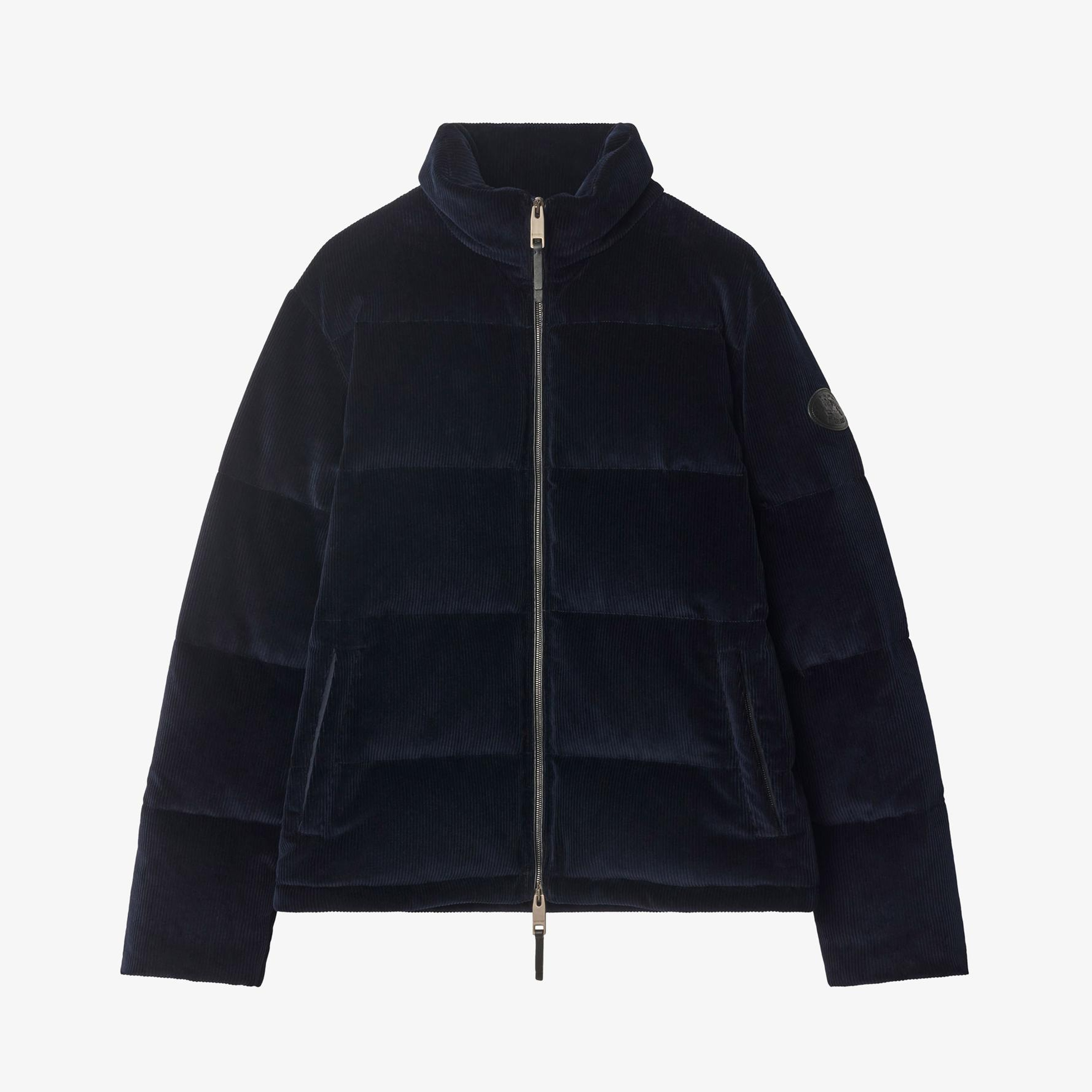 Burberry Snowdon Erkek Lacivert Mont
