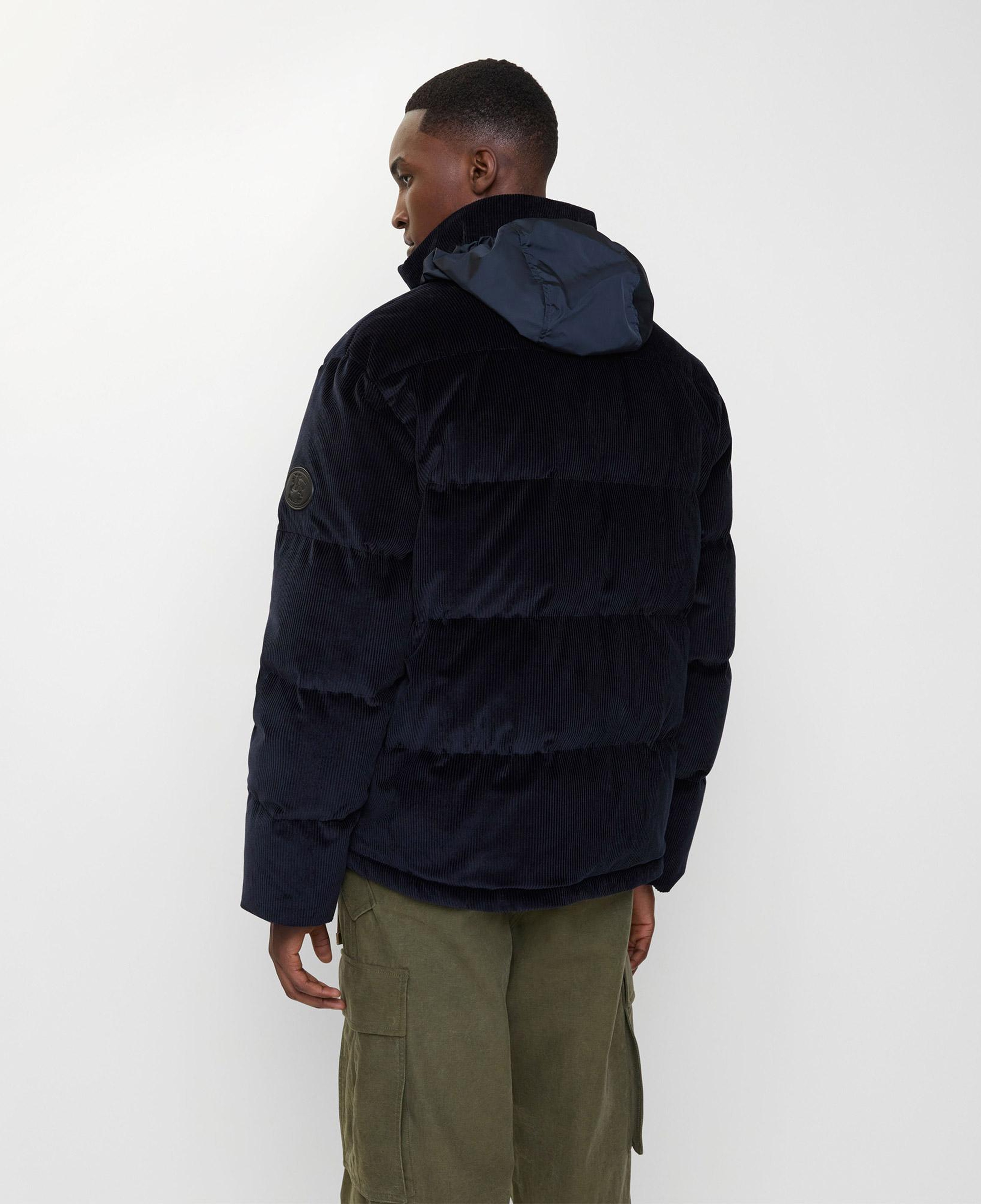 Burberry Snowdon Erkek Lacivert Mont