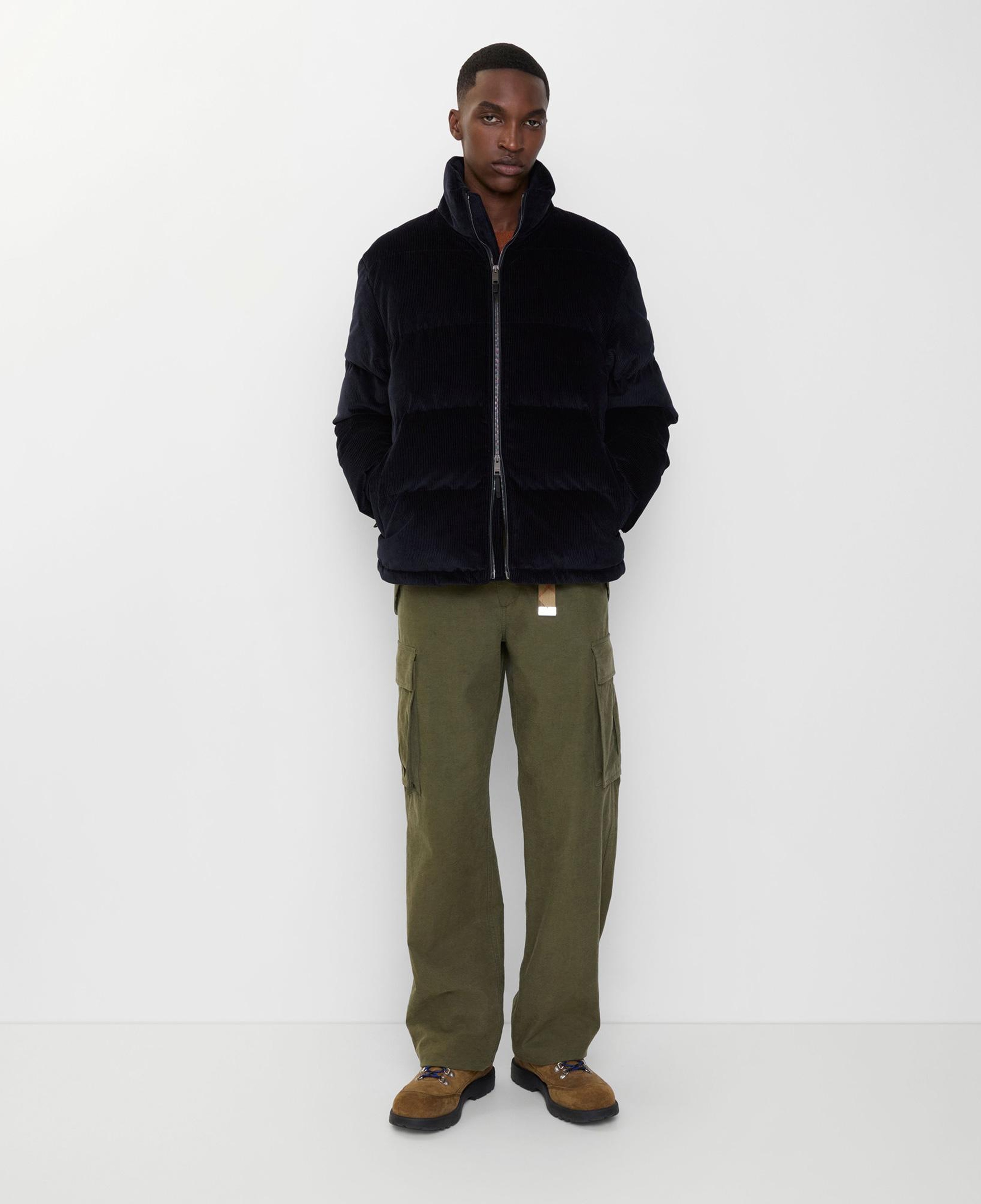 Burberry Snowdon Erkek Lacivert Mont