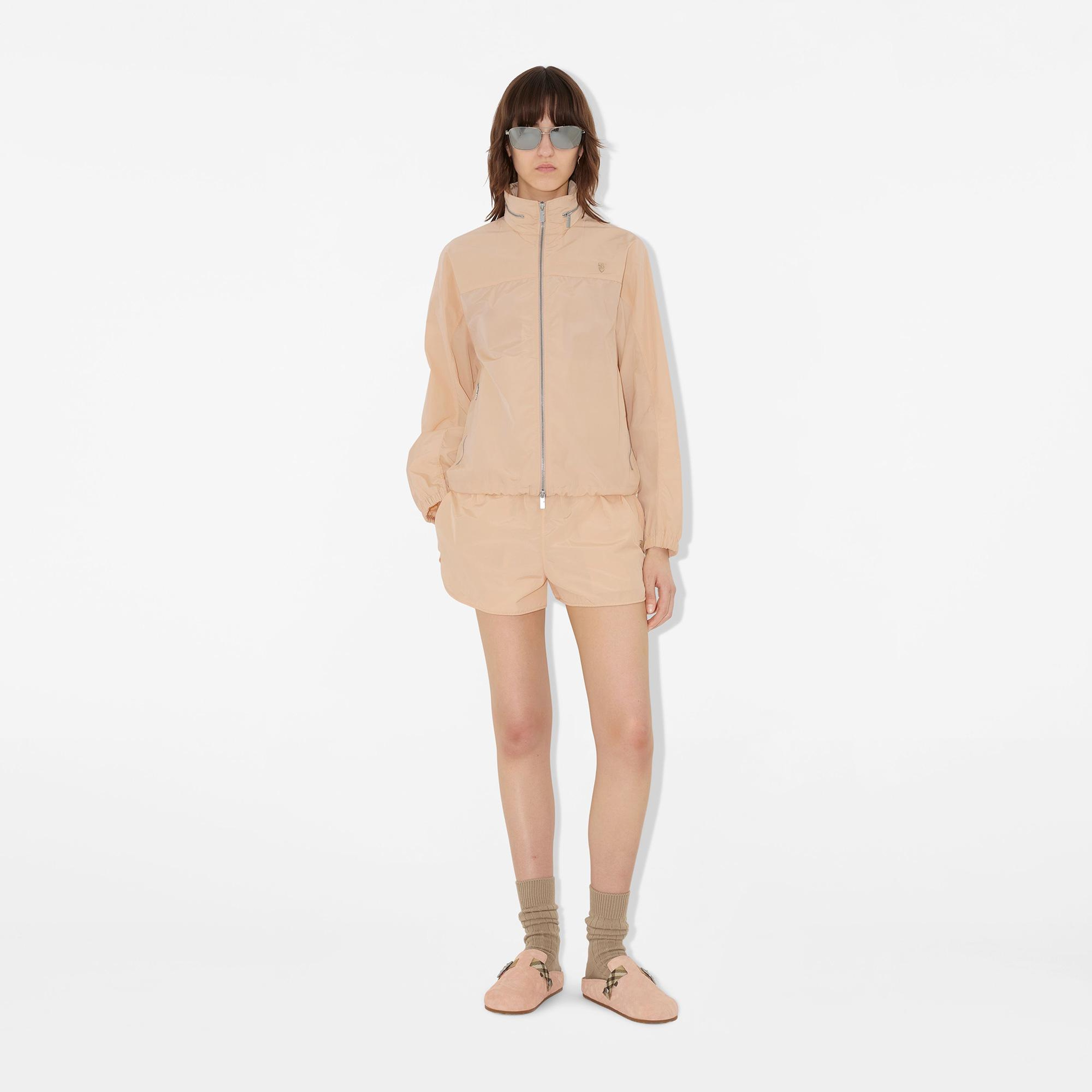 Burberry Check Suede Urchin Clogs Kadın Pembe Terlik