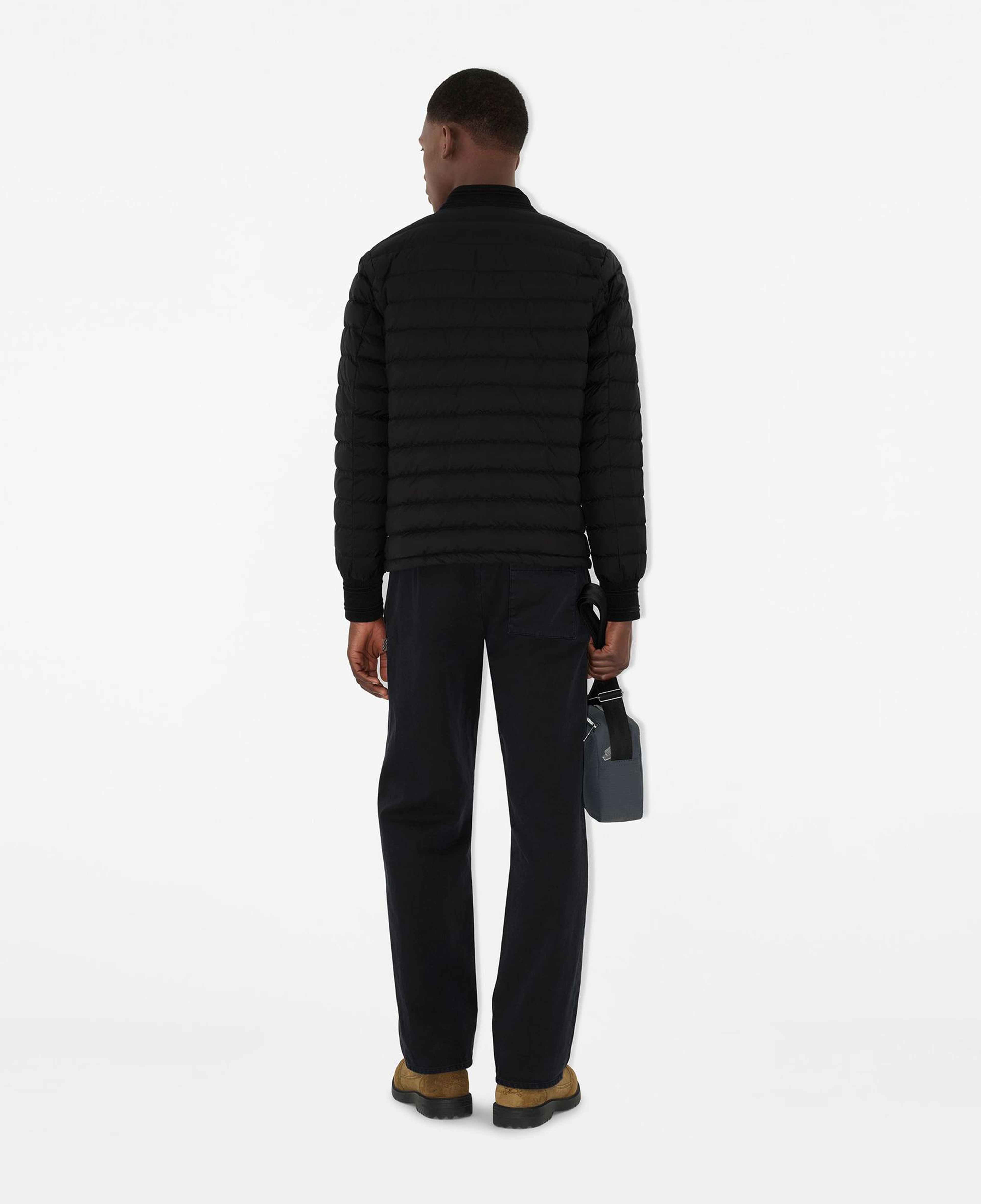Burberry Dalham Nylon Puffer Erkek Siyah Mont