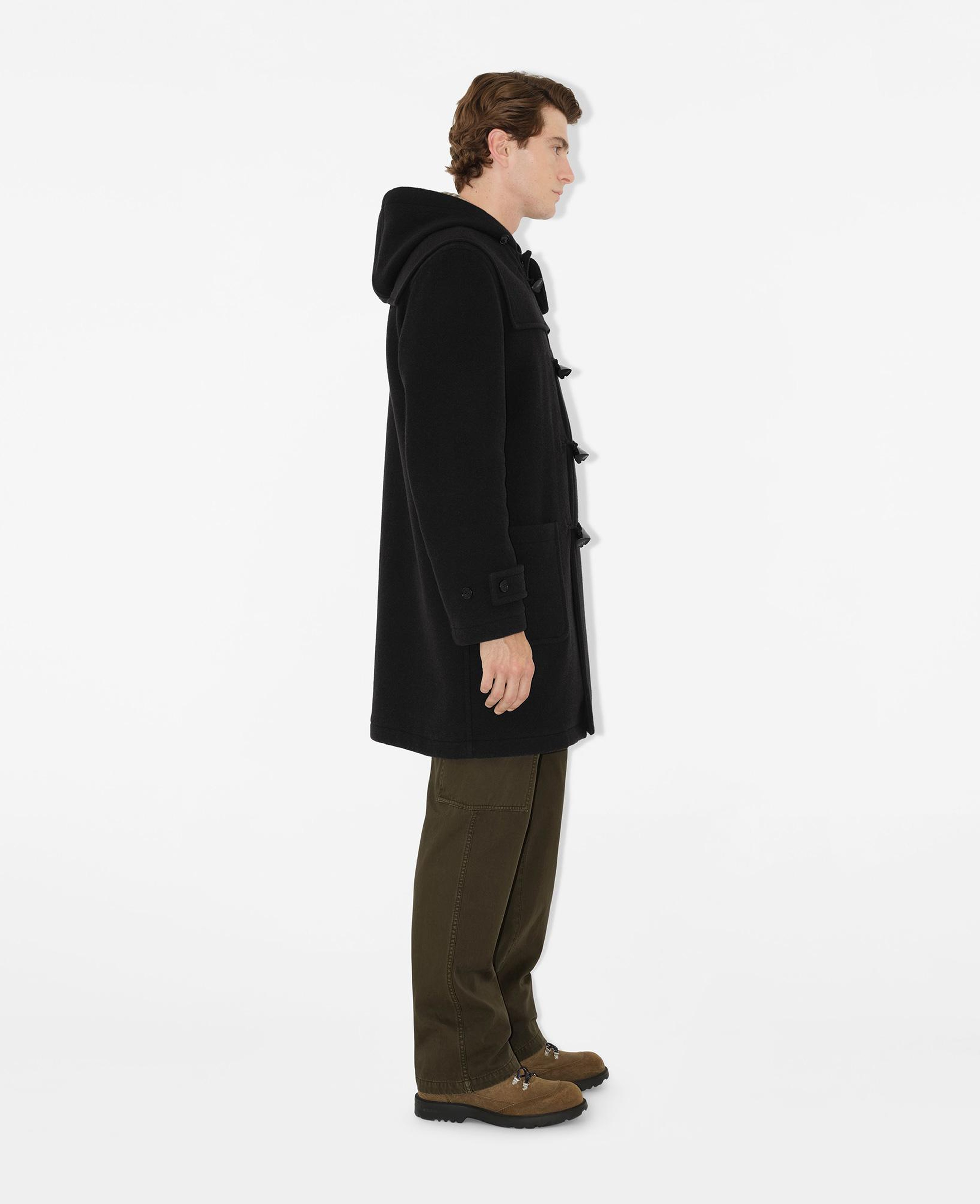 Burberry Harrogate Erkek Siyah Kaban