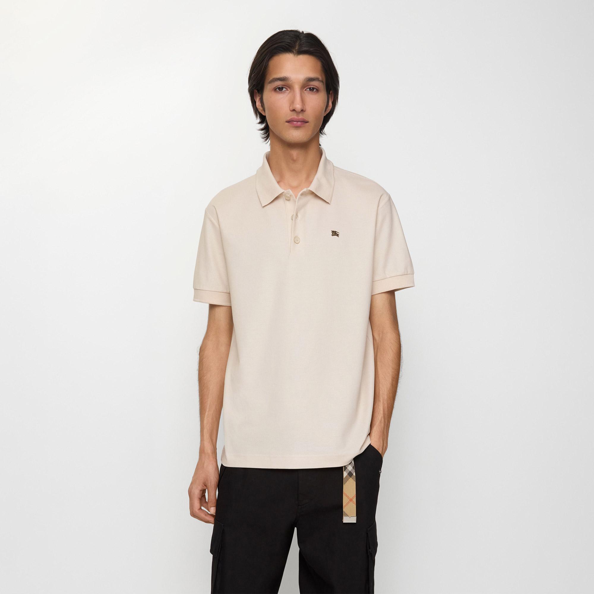 Burberry Stan Med Erkek Krem Polo