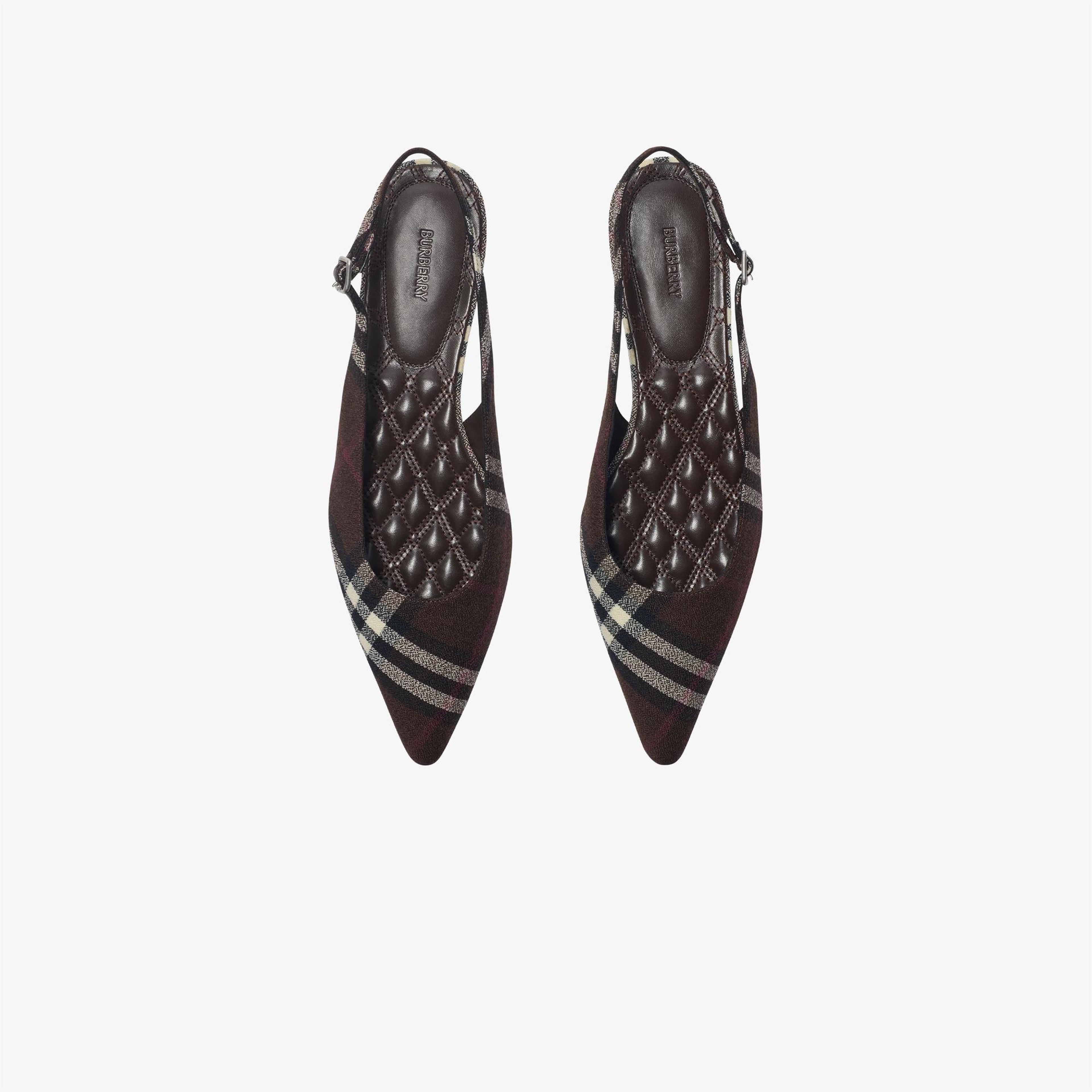 Burberry Dame Slingback Kadın Bordo Sneaker