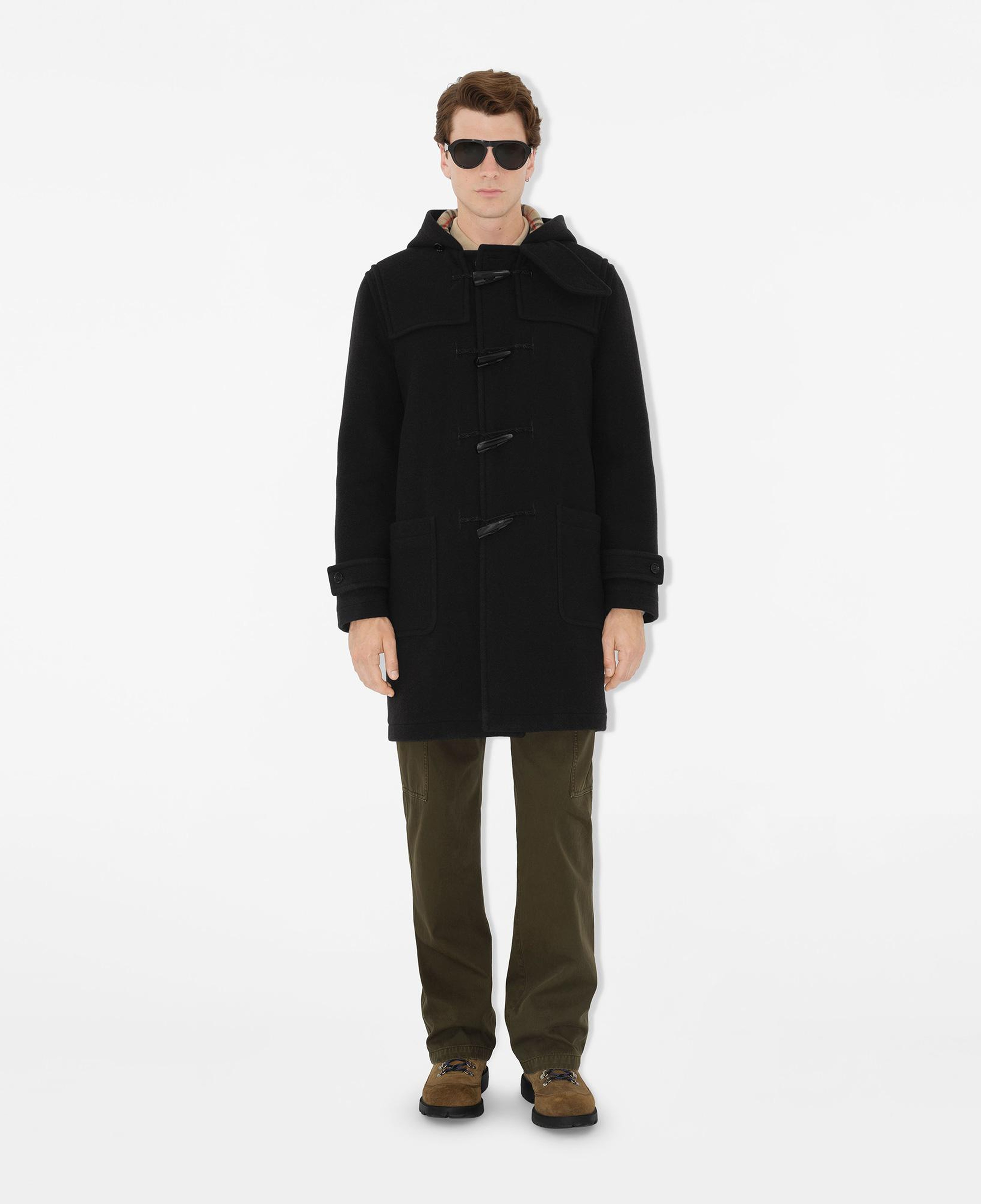 Burberry Harrogate Erkek Siyah Kaban
