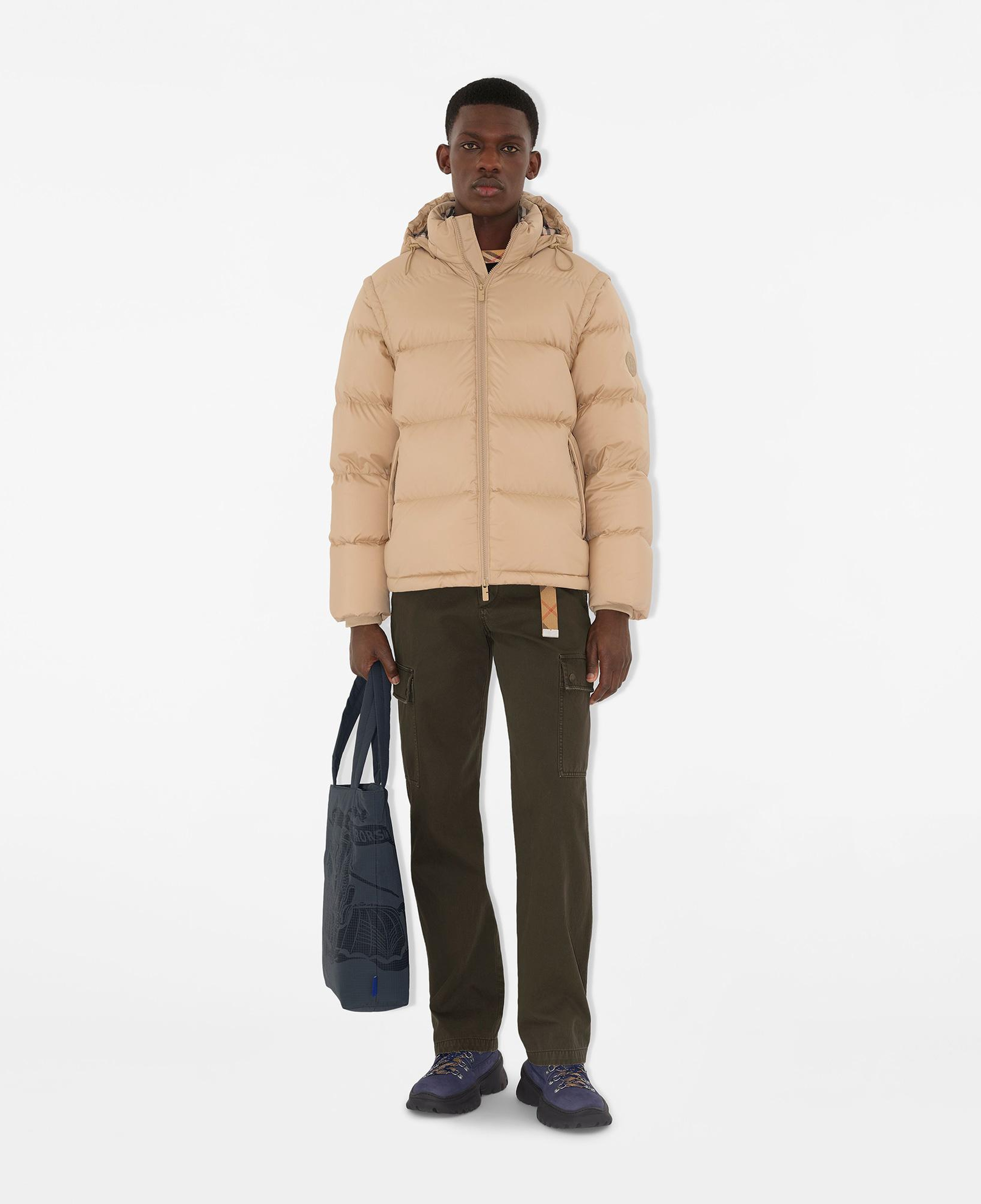 Burberry Bideford Erkek Bej Mont