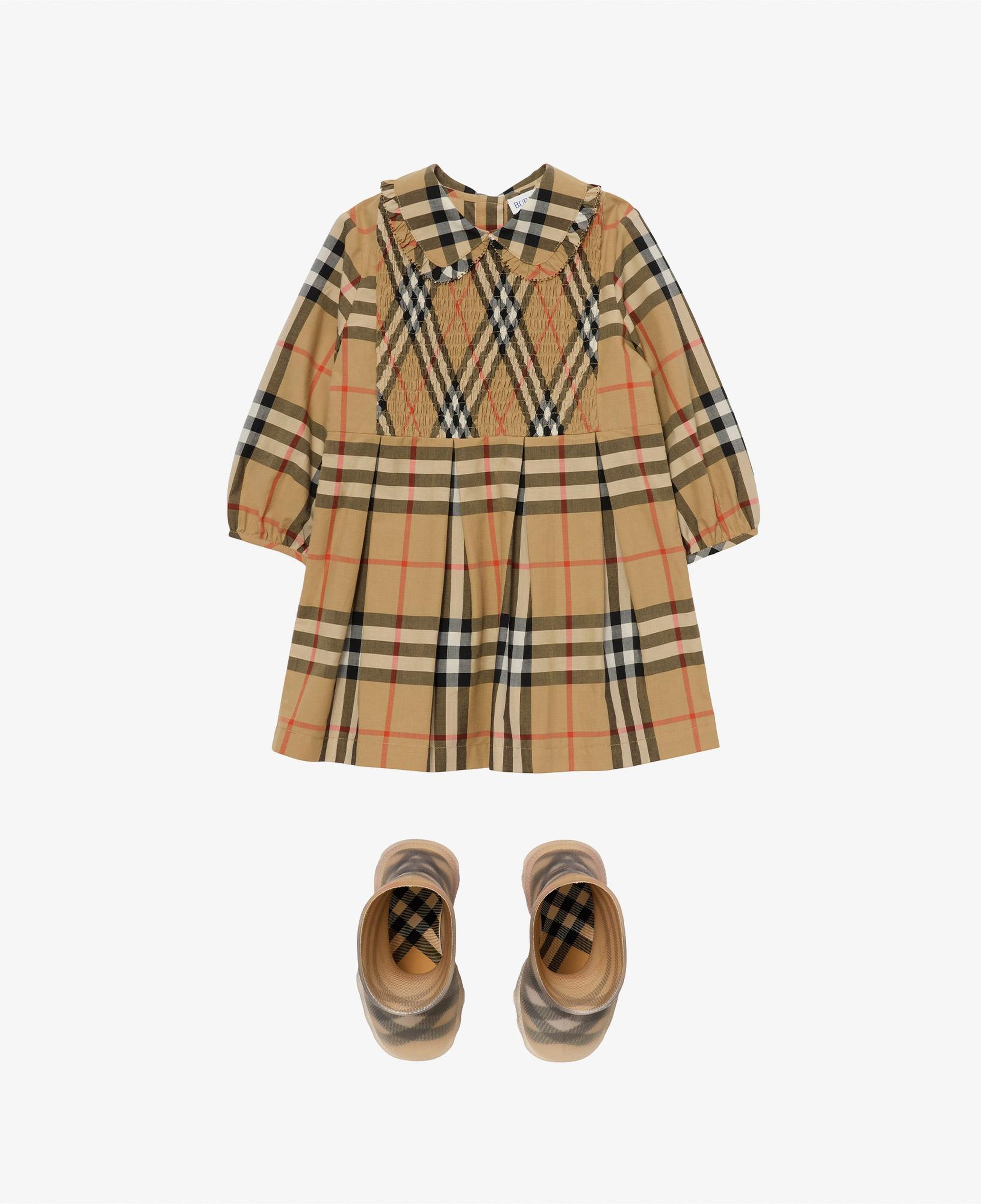 Burberry İda Çocuk Bej Elbise