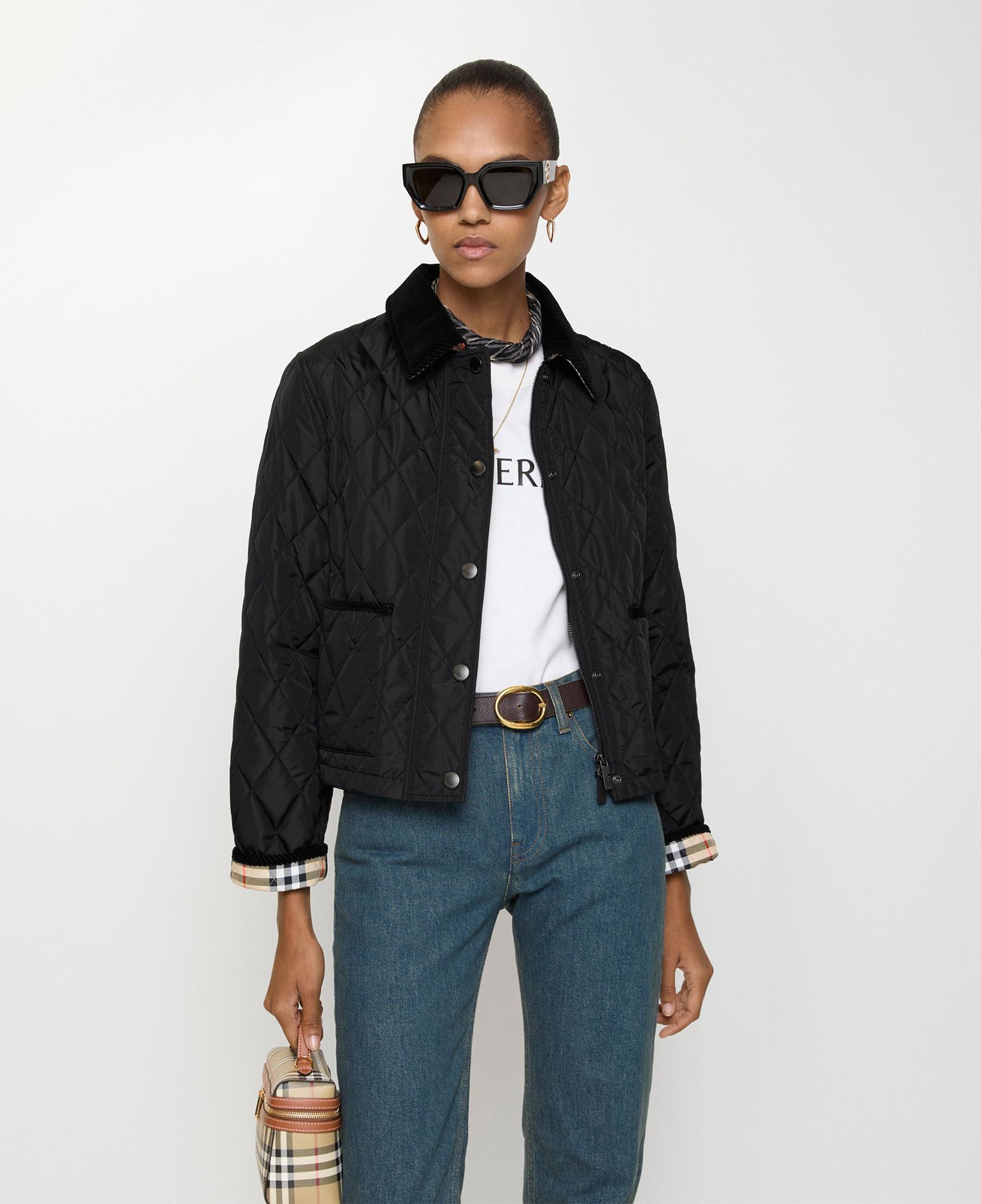 Burberry Kadın Siyah Mont